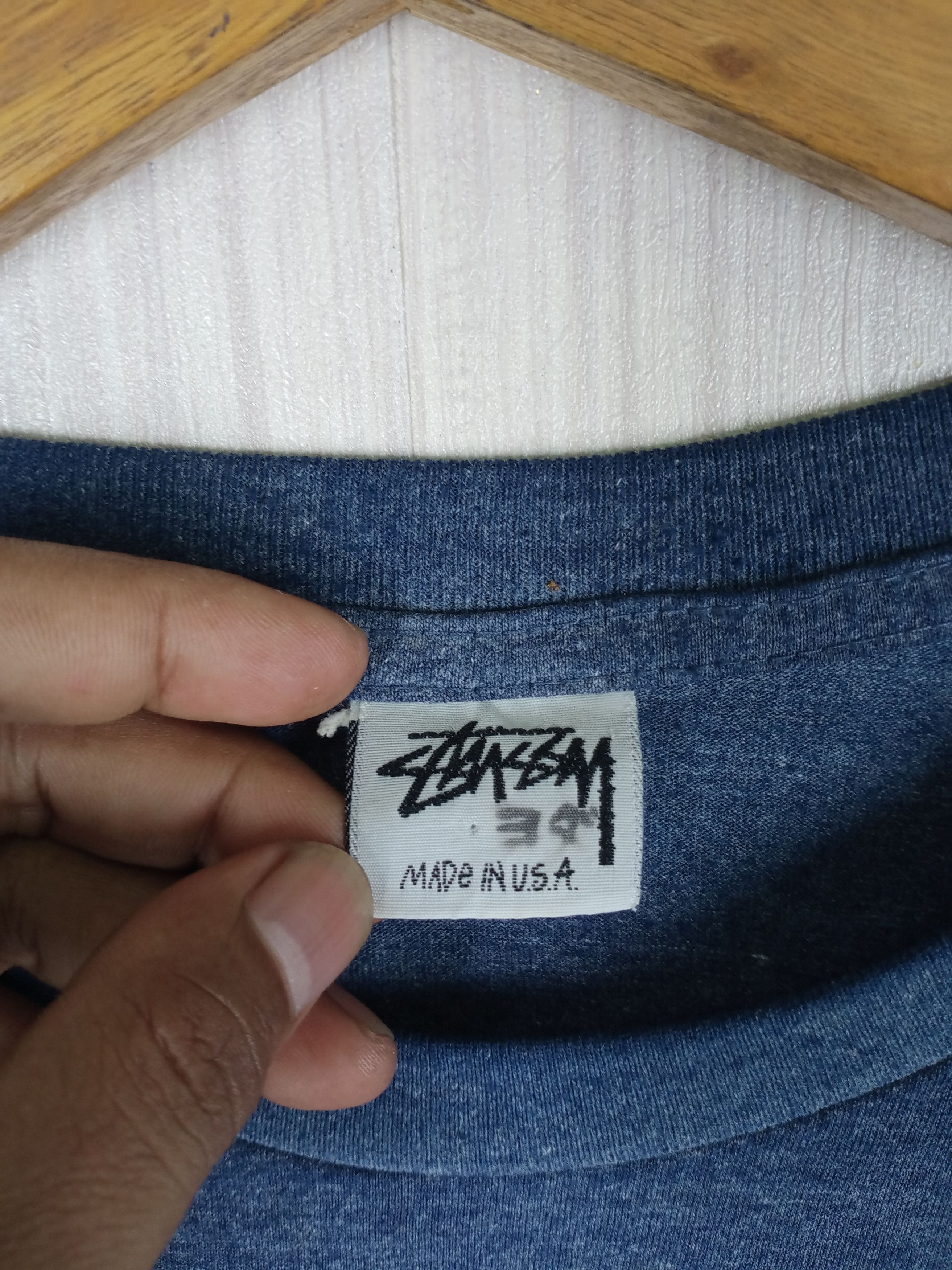 Stussy Made In Usa 90s Vintage Stussy King Raggamuffin Tshirt Size US L / EU 52-54 / 3 - 3 Thumbnail