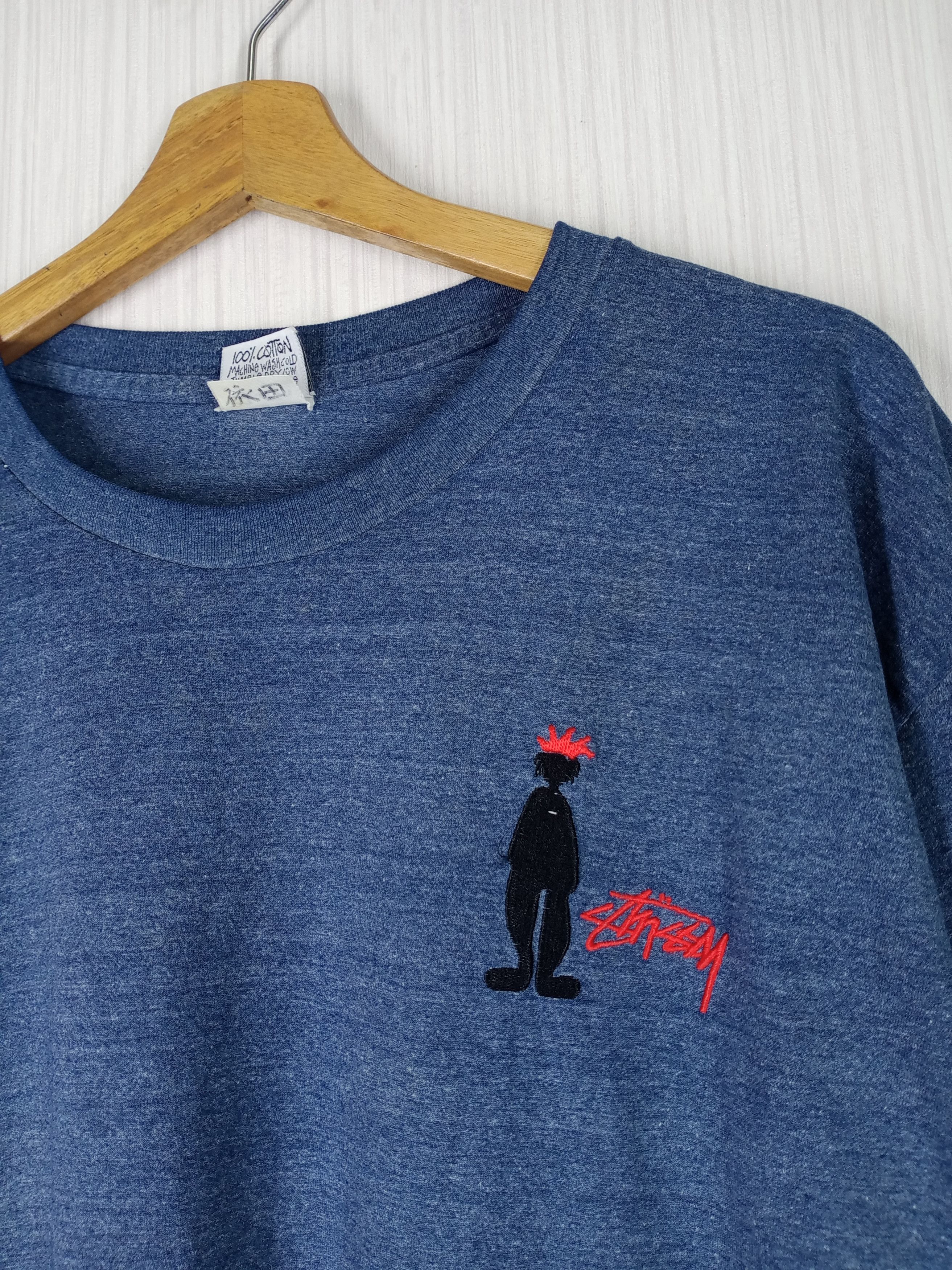 Stussy Made In Usa 90s Vintage Stussy King Raggamuffin Tshirt Size US L / EU 52-54 / 3 - 1 Thumbnail