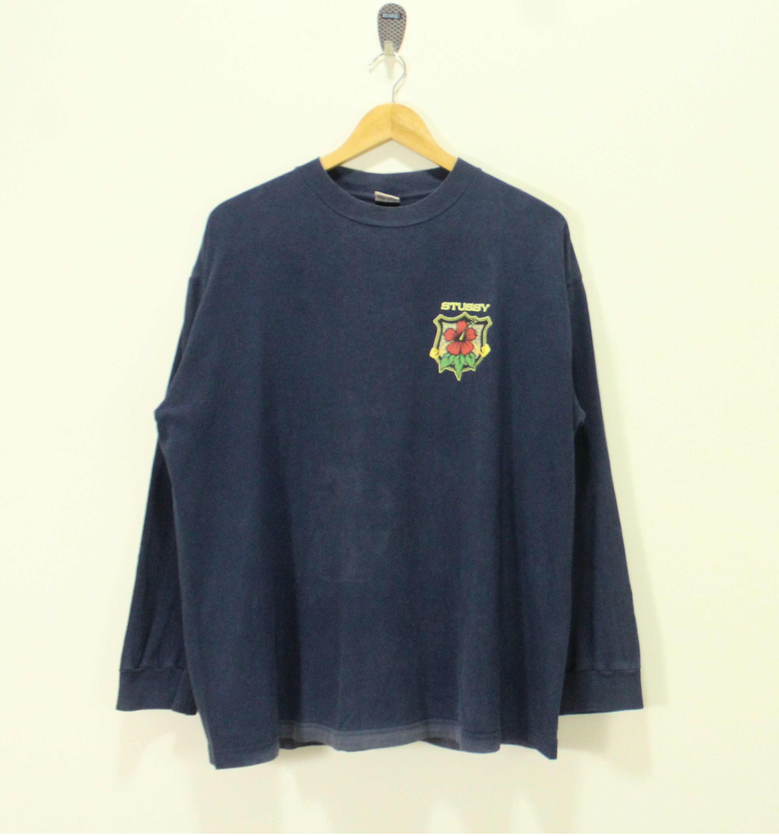 Stussy Distressed Sunfaded Thrashed Vintage STUSSY Shirt Size US L / EU 52-54 / 3 - 3 Thumbnail