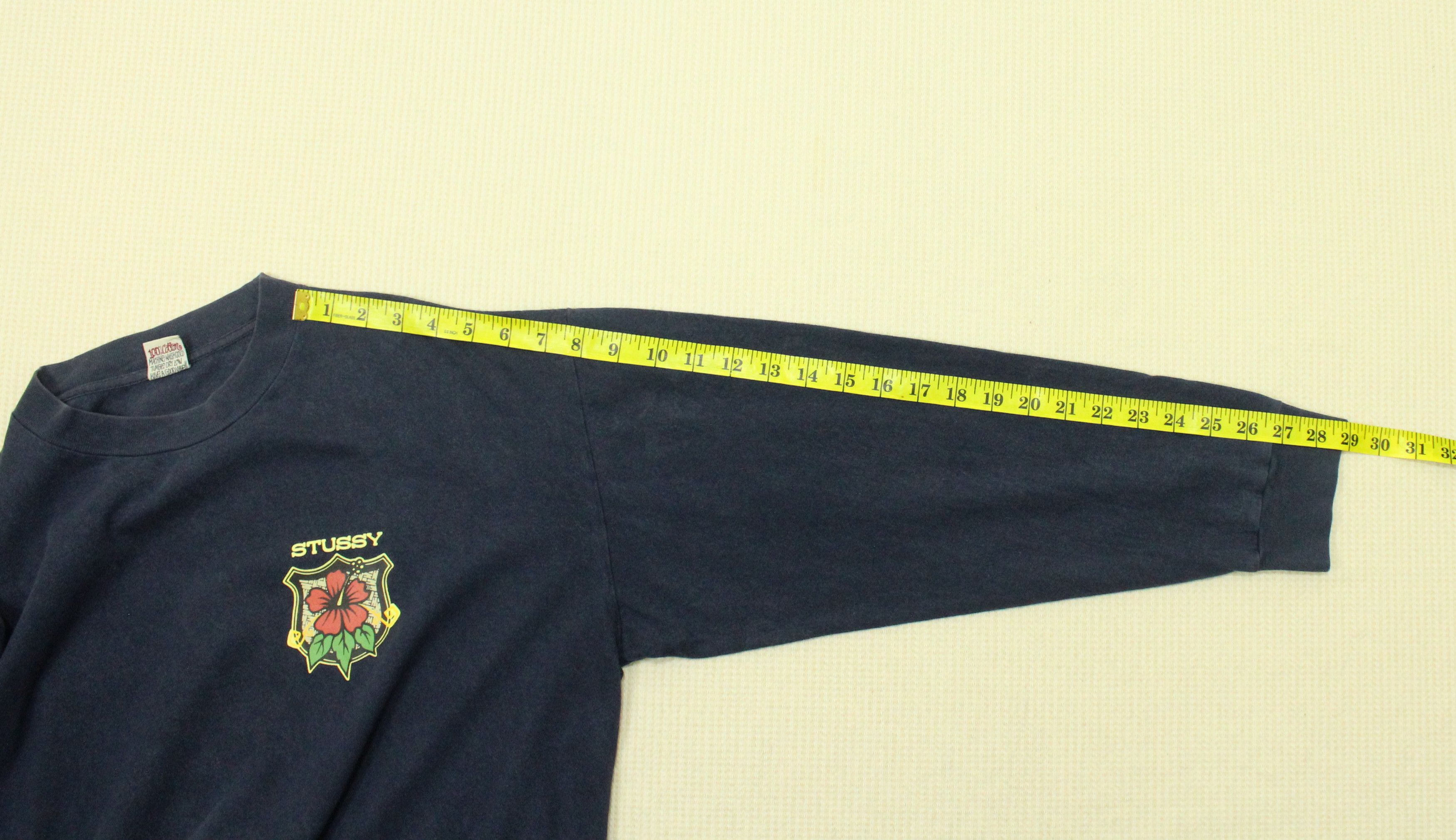 Stussy Distressed Sunfaded Thrashed Vintage STUSSY Shirt Size US L / EU 52-54 / 3 - 14 Thumbnail