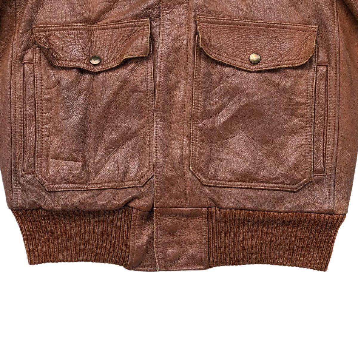 Japanese Brand 🔥Vintage Pilot Cowhide Jacket by Casual Leather Japan Size US M / EU 48-50 / 2 - 5 Thumbnail