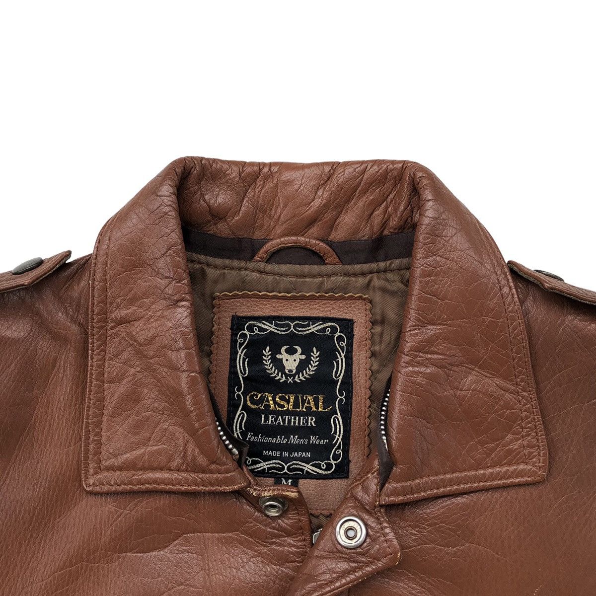 Japanese Brand 🔥Vintage Pilot Cowhide Jacket by Casual Leather Japan Size US M / EU 48-50 / 2 - 6 Thumbnail