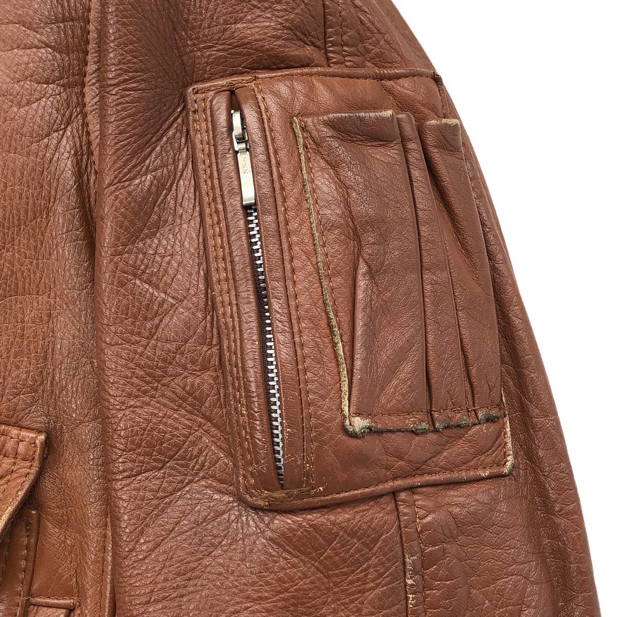 Japanese Brand 🔥Vintage Pilot Cowhide Jacket by Casual Leather Japan Size US M / EU 48-50 / 2 - 7 Thumbnail