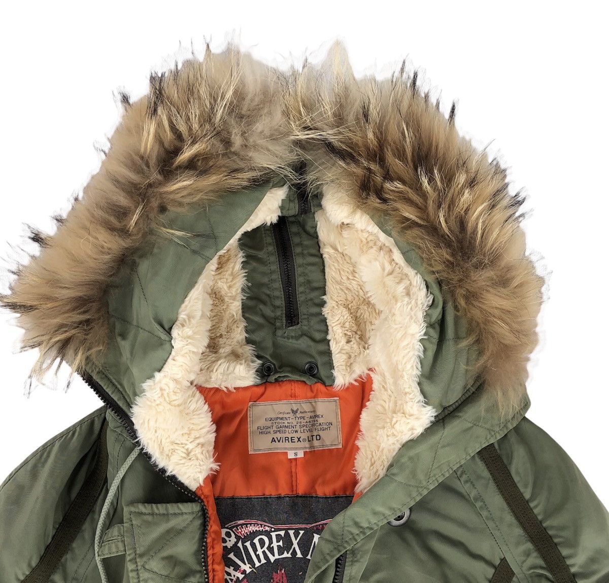 Avirex Avirex Flight Garment N-2B Hooded Short Nylon Bomber Jacket Size S / US 4 / IT 40 - 9 Thumbnail