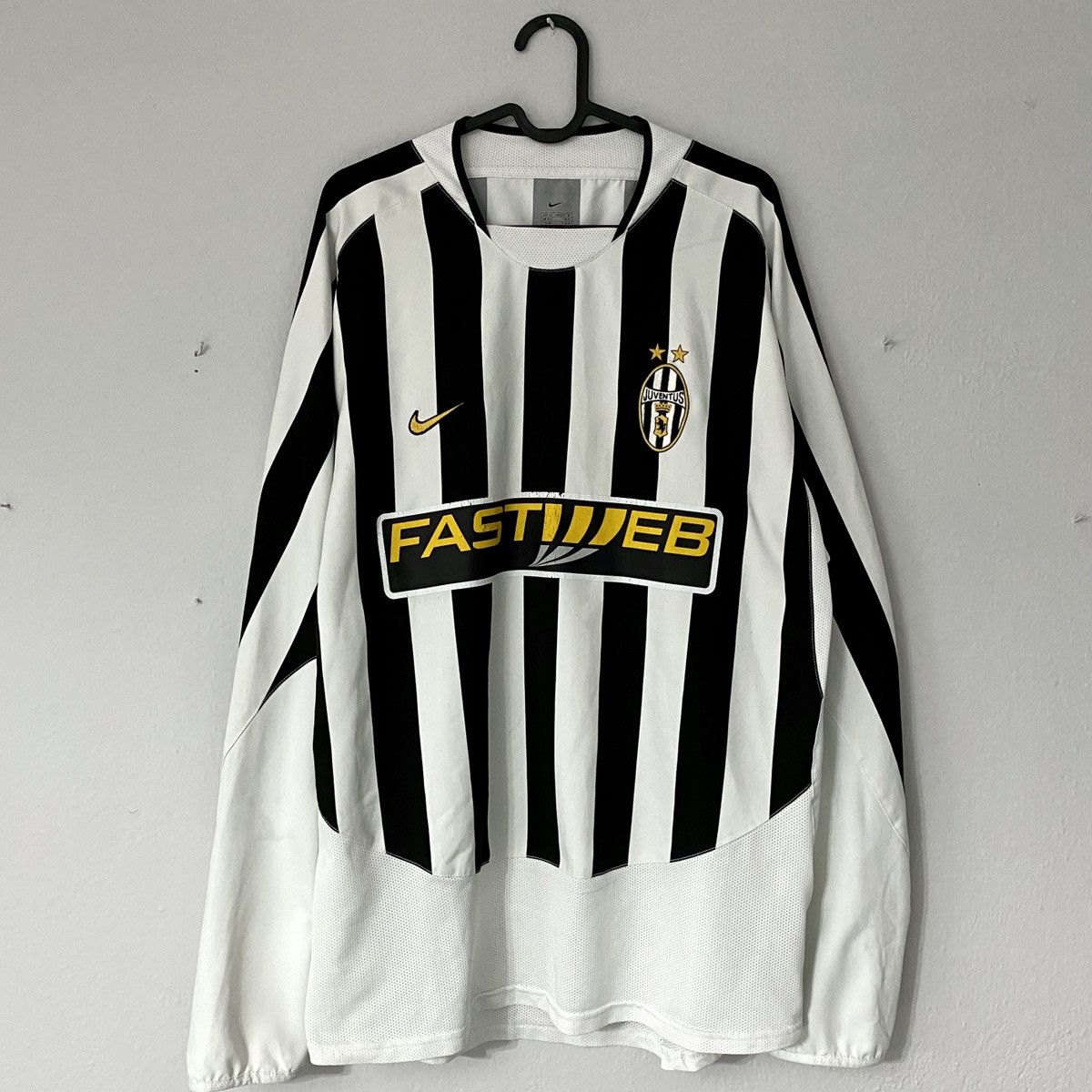 Nike × Vintage 2003 2004 Juventus Home Vintage Home Long Soccer Jersey Size US XL / EU 56 / 4 - 3 Thumbnail