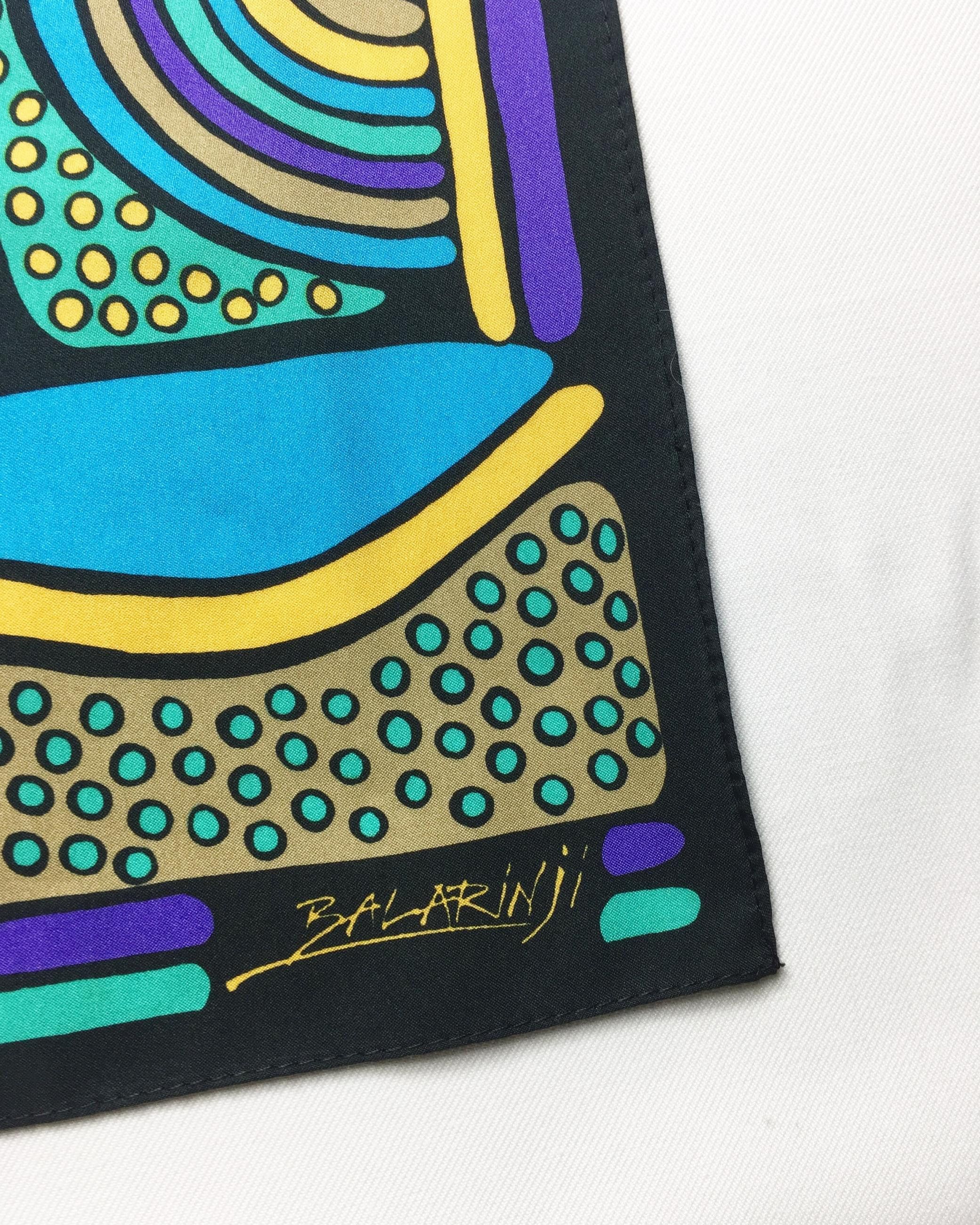 Vintage Rare Vintage Balarinji Silk Scarf Made in Japan Nice Design ...
