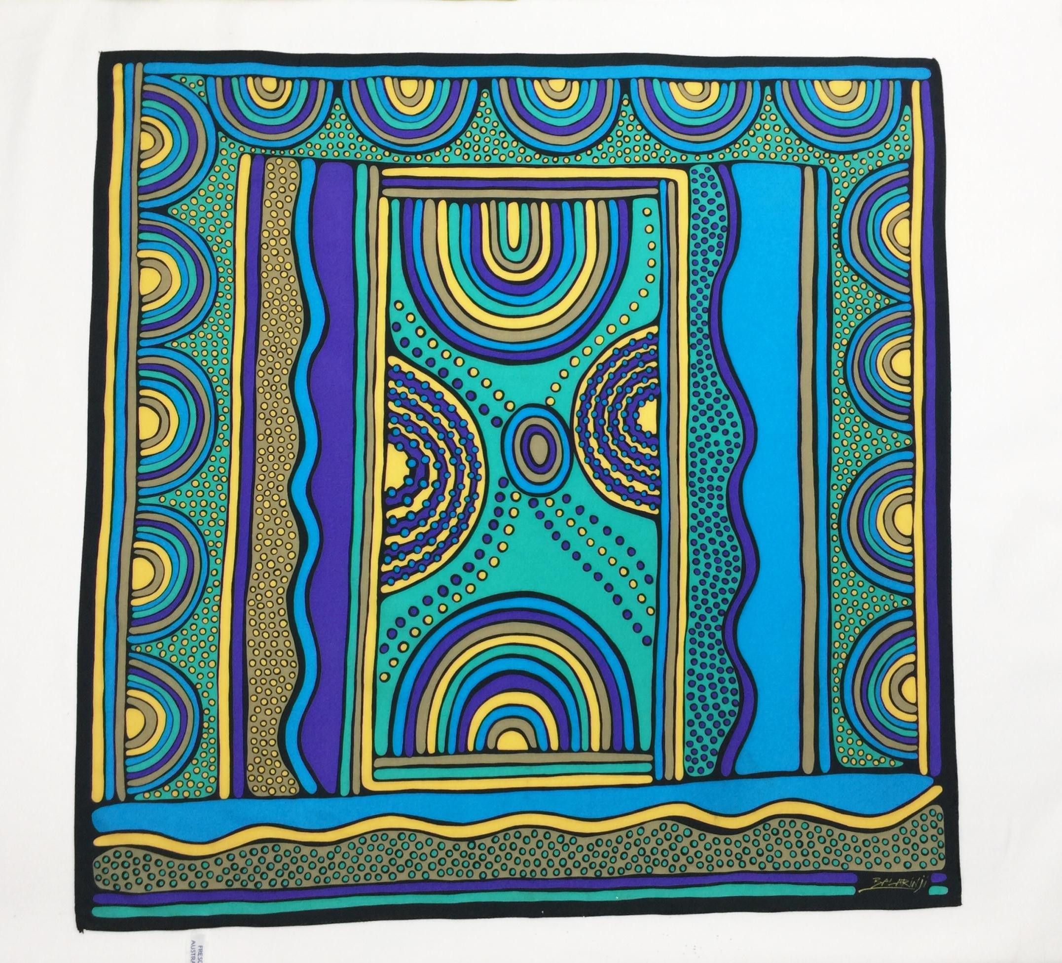 Vintage Rare Vintage Balarinji Silk Scarf Made in Japan Nice Design ...