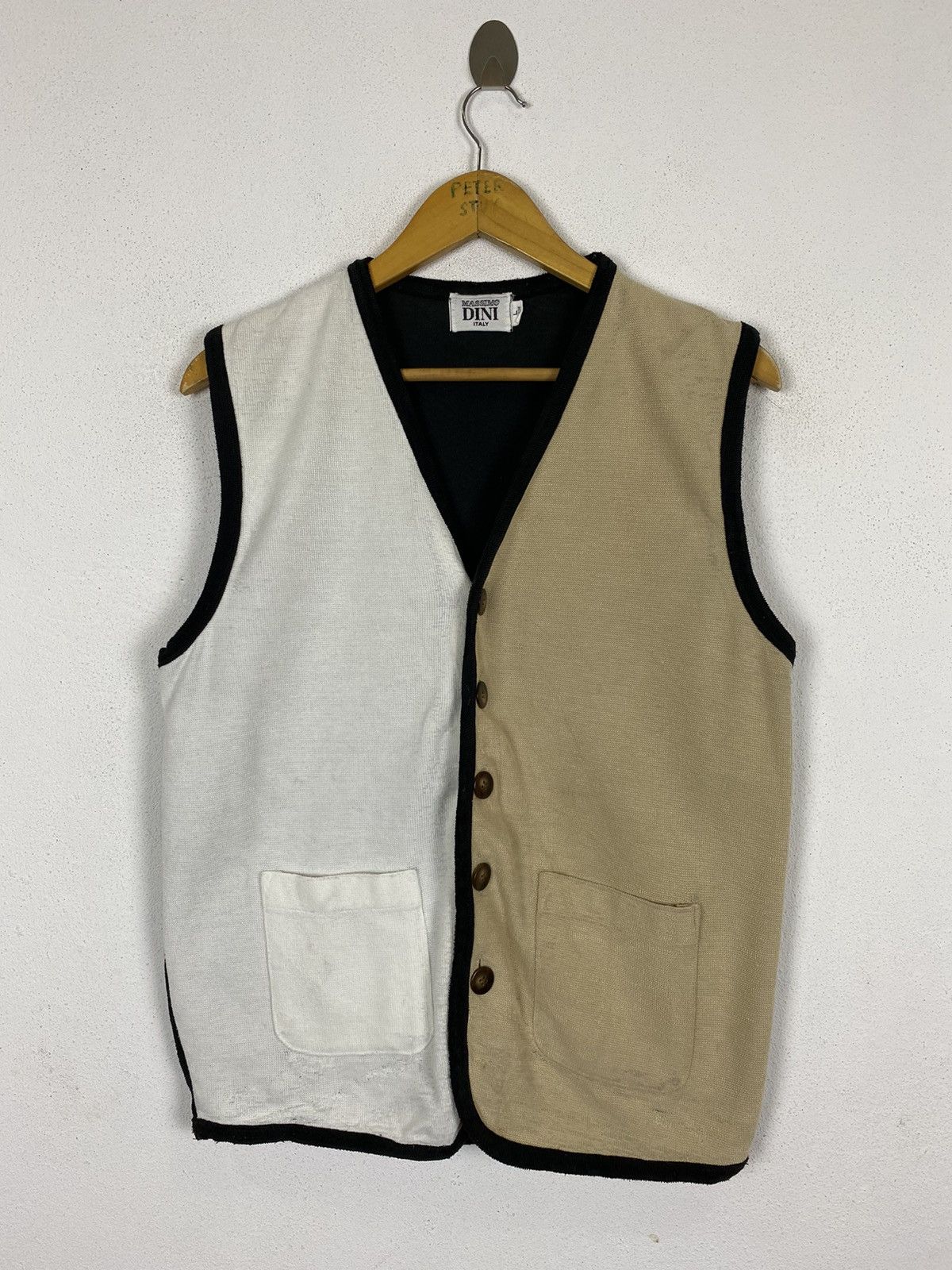 Mossimo MASSIMO DINI ITALY MULTICOLOUR COTTON VEST Size US L / EU 52-54 / 3 - 2 Thumbnail