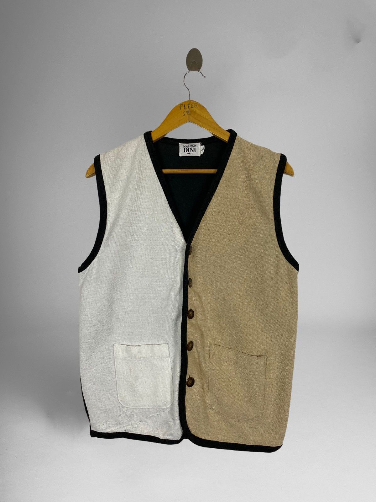Mossimo MASSIMO DINI ITALY MULTICOLOUR COTTON VEST Size US L / EU 52-54 / 3 - 1 Thumbnail