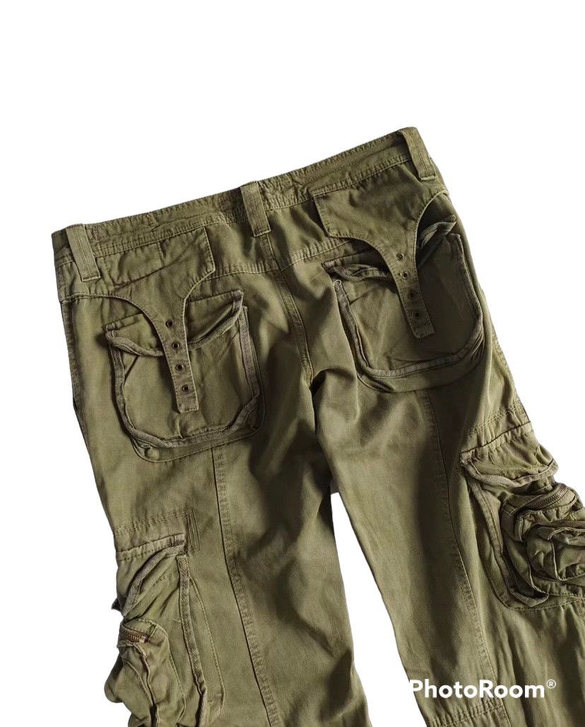 Hysteric Glamour 🔥 Rare Design Travis Scott Tactical Multi Pocket Brown Army Size US 32 / EU 48 - 4 Thumbnail