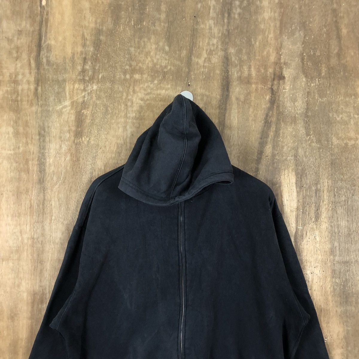 Japanese Brand Japanese Brand Blank Faded Black Sweatshirt Hoodies Size US XL / EU 56 / 4 - 2 Thumbnail