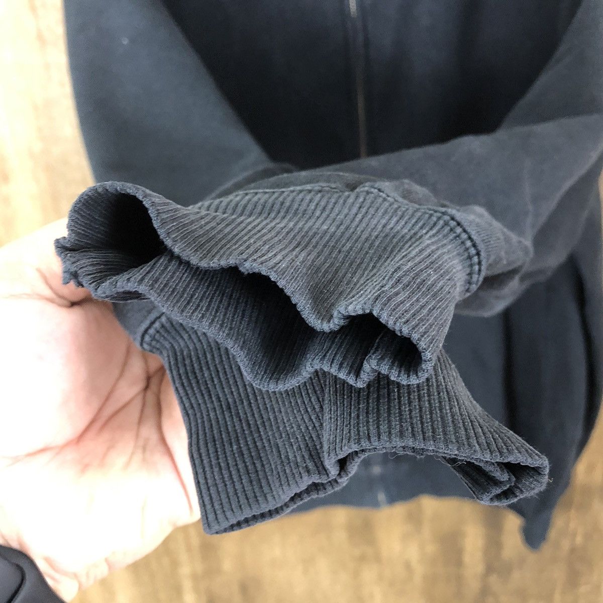 Japanese Brand Japanese Brand Blank Faded Black Sweatshirt Hoodies Size US XL / EU 56 / 4 - 4 Thumbnail
