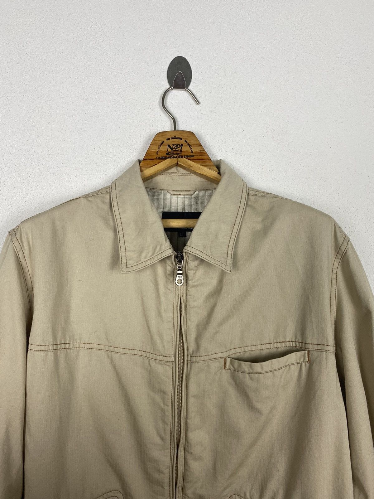 Designer × Japanese Brand × Kansai Yamamoto FULL ZIPPER WORKWEAR JACKET BY KANSAI YAMAMOTO TRAVIS STYLE Size US L / EU 52-54 / 3 - 3 Thumbnail