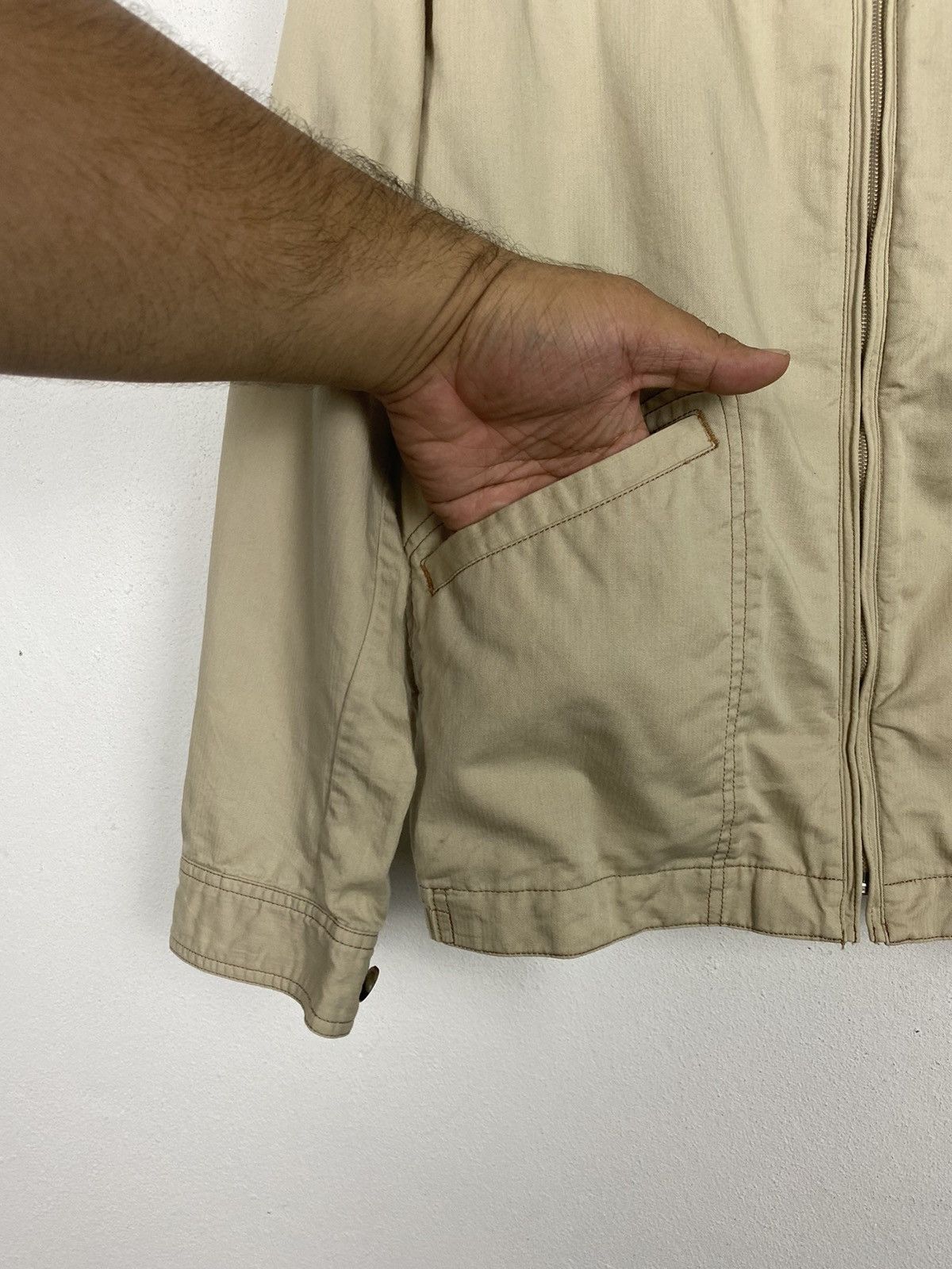 Designer × Japanese Brand × Kansai Yamamoto FULL ZIPPER WORKWEAR JACKET BY KANSAI YAMAMOTO TRAVIS STYLE Size US L / EU 52-54 / 3 - 4 Thumbnail