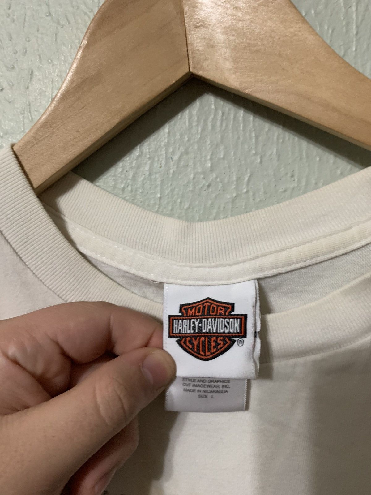 Harley Davidson × Vintage Vintage Harley Davidson Wild Prairie Winged Skull Tee Size US L / EU 52-54 / 3 - 3 Thumbnail