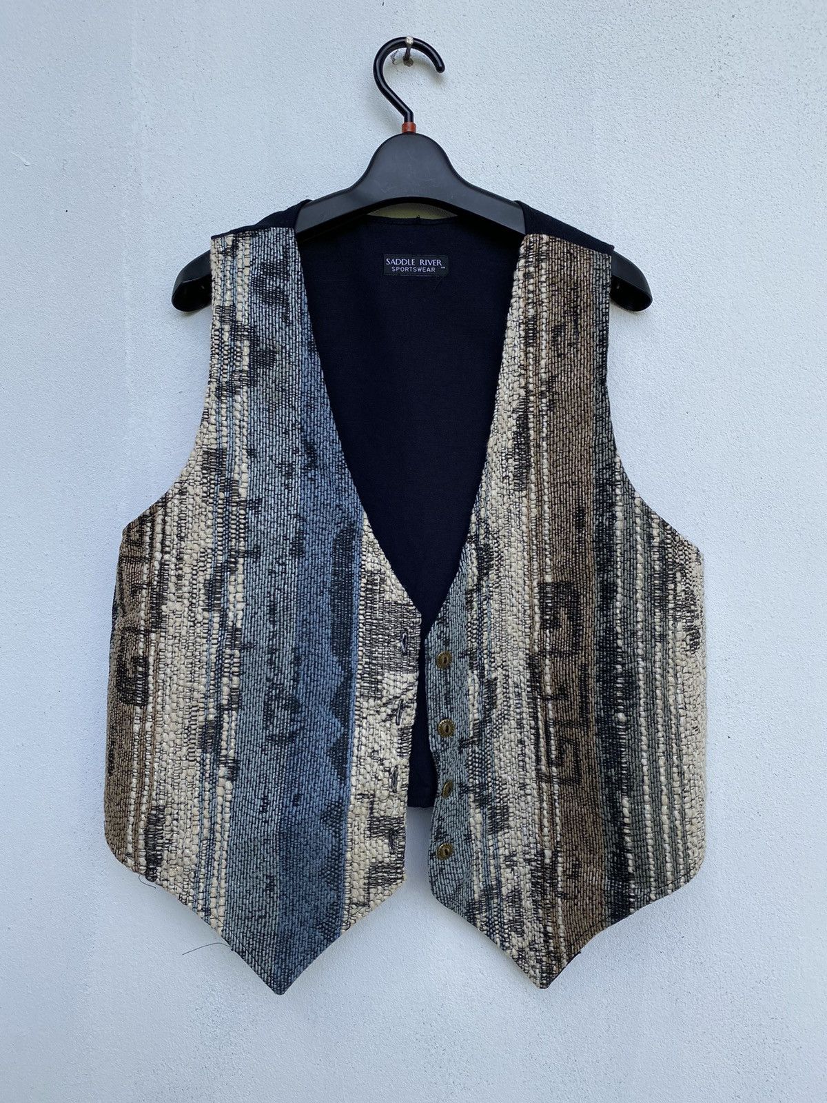 Designer × Saddlebred SADDLE RIVER SPORTWEAR MADE USA VEST NICE DESIGN Size US L / EU 52-54 / 3 - 3 Thumbnail