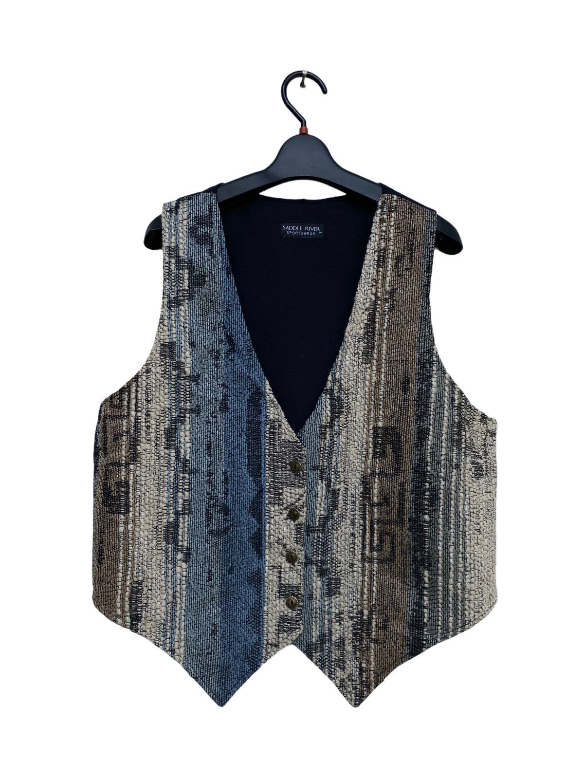 Designer × Saddlebred SADDLE RIVER SPORTWEAR MADE USA VEST NICE DESIGN Size US L / EU 52-54 / 3 - 1 Thumbnail