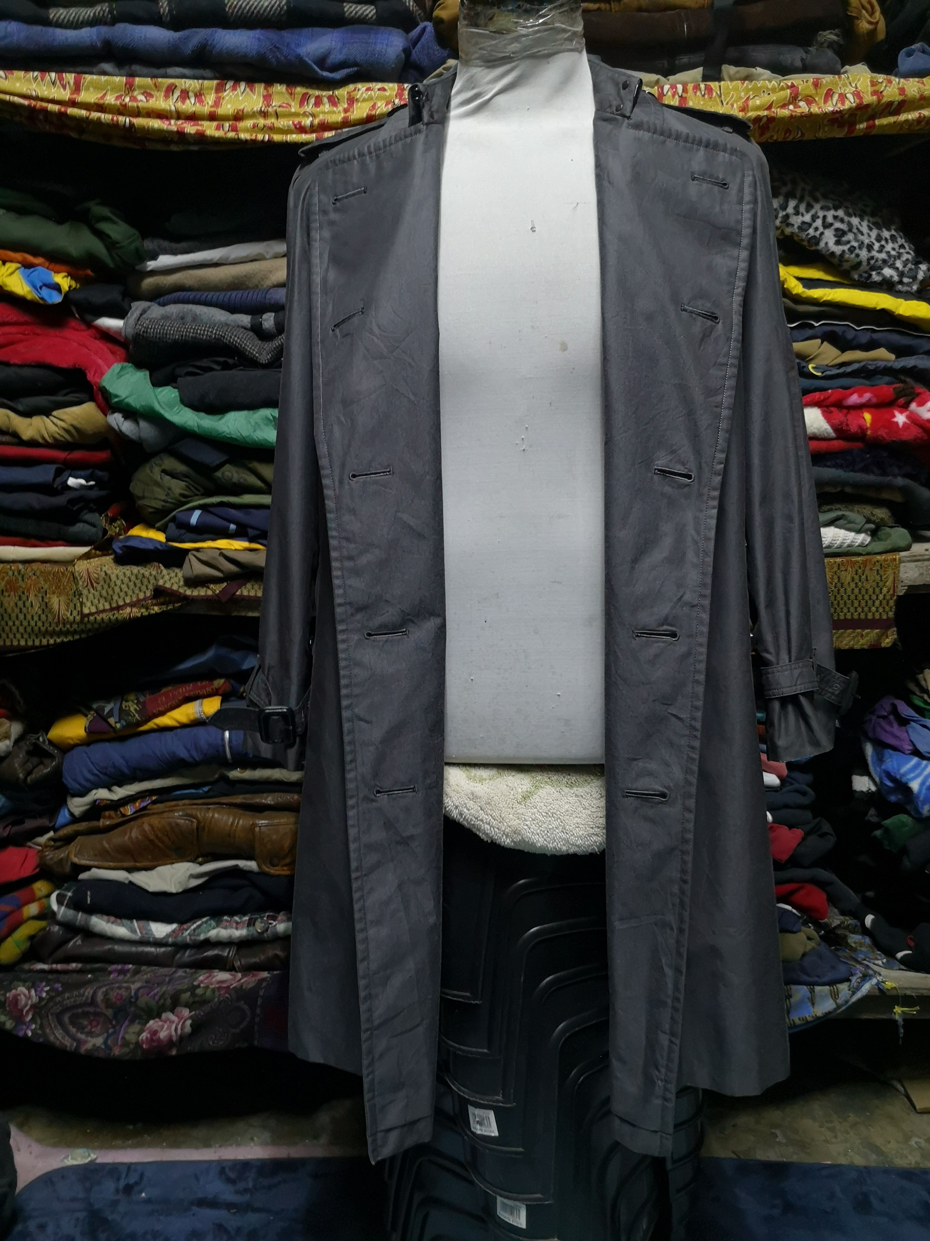 Burberry 🔥BURBERRY LONG COAT NICE DESIGN Size US L / EU 52-54 / 3 - 4 Thumbnail