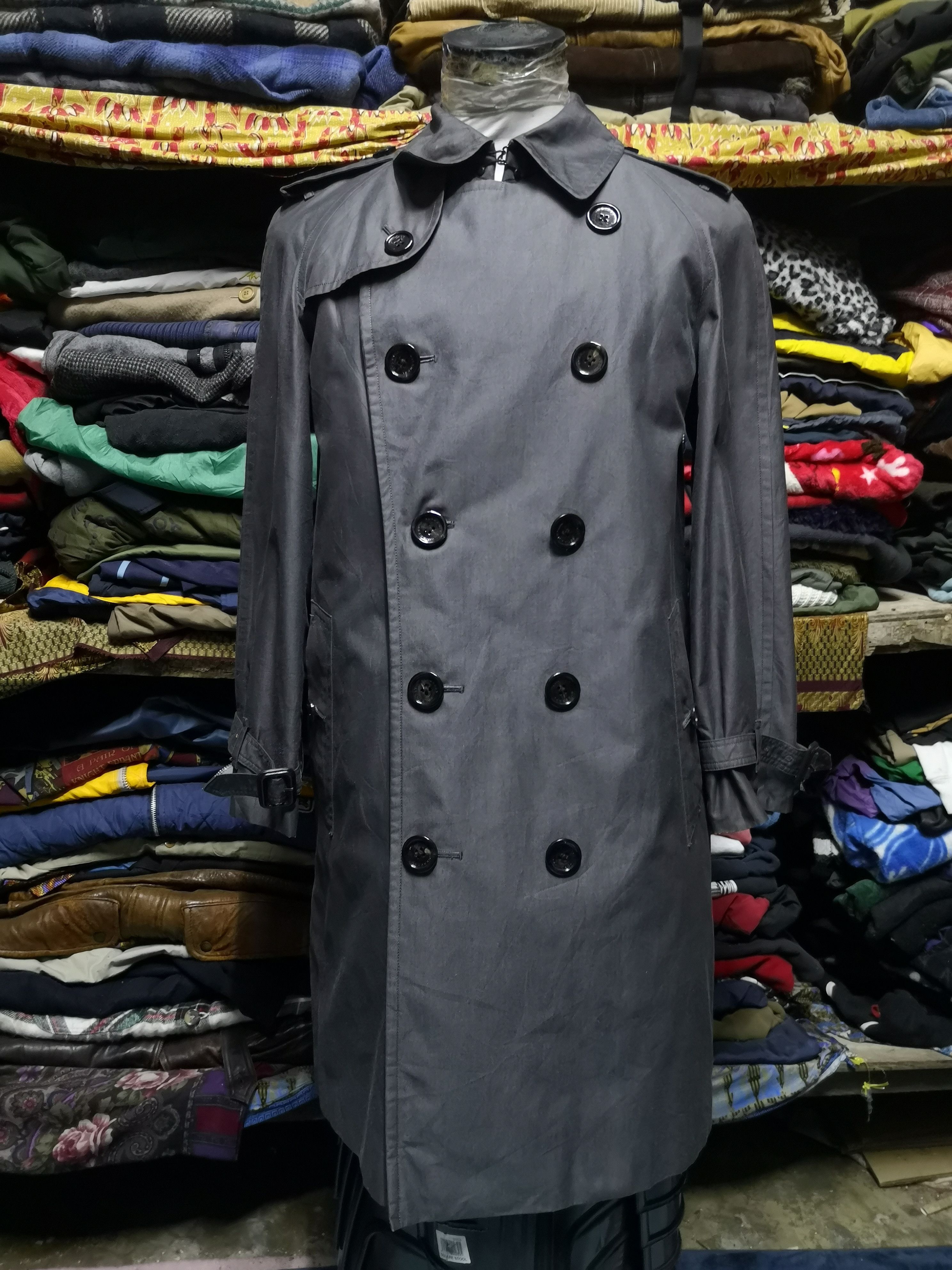 Burberry 🔥BURBERRY LONG COAT NICE DESIGN Size US L / EU 52-54 / 3 - 1 Thumbnail