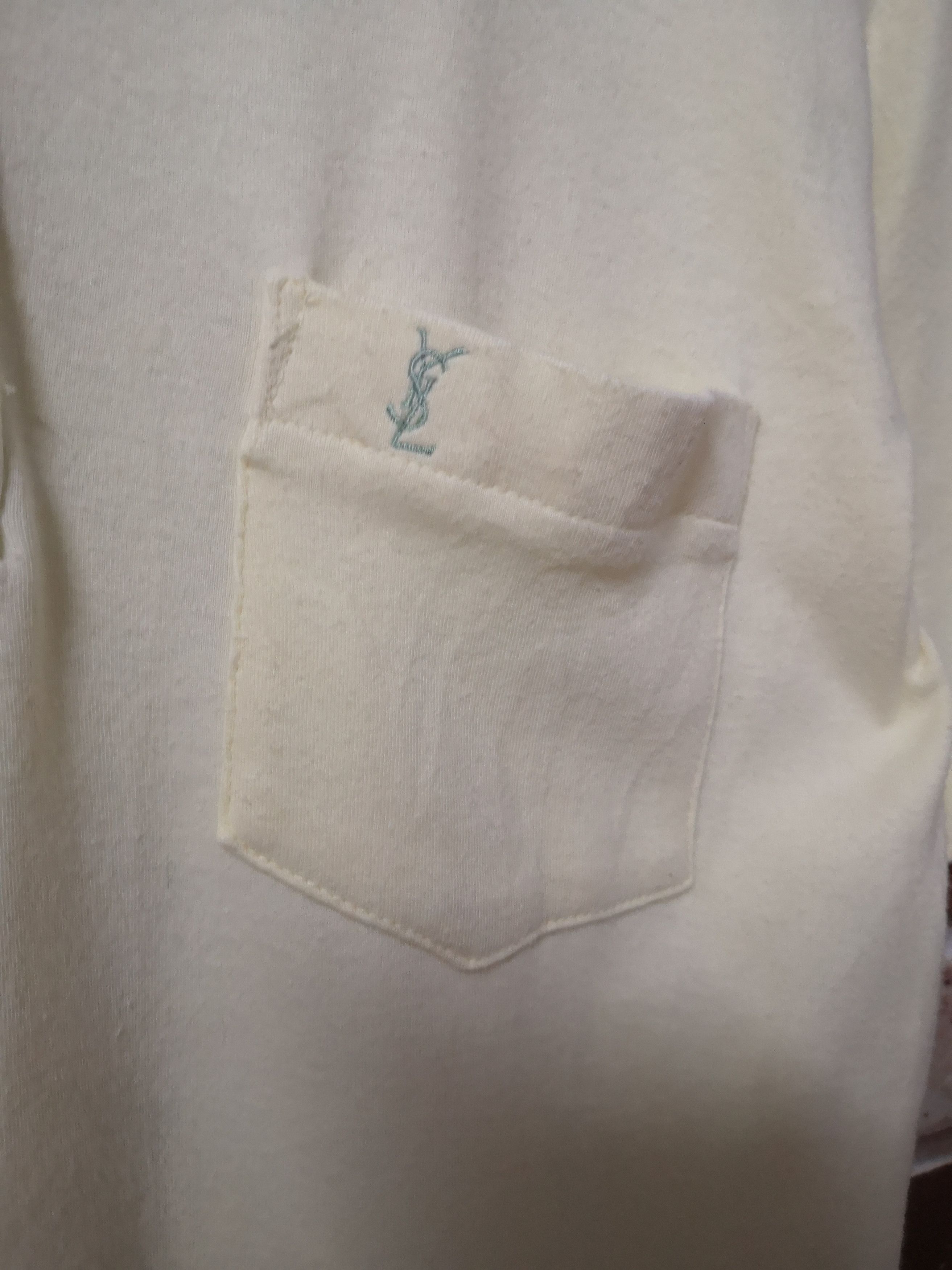 Designer × Vintage × Yves Saint Laurent 🔥Yves Saint Laurent Polo Single Pocket Size US M / EU 48-50 / 2 - 3 Thumbnail