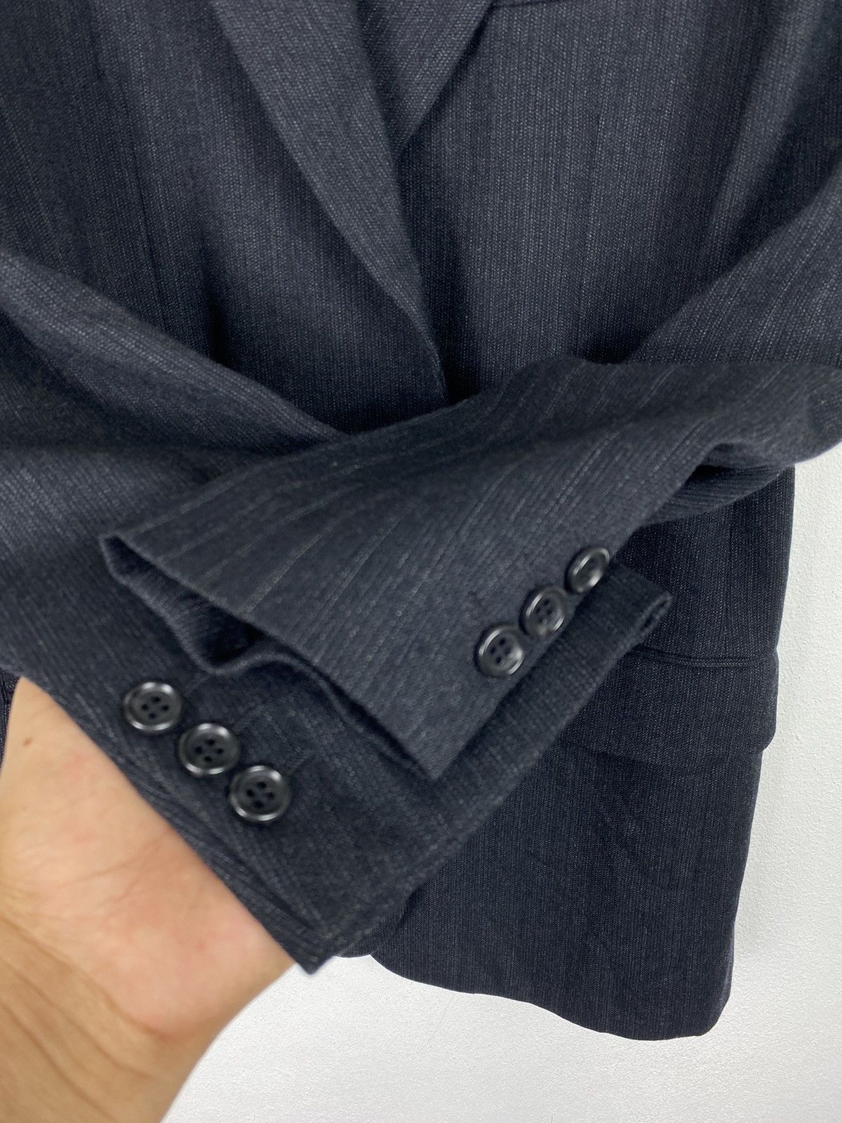 Designer × Issey Miyake × Japanese Brand GK45 🔥Issey Miyake Formal Blazer Size 42R - 5 Thumbnail