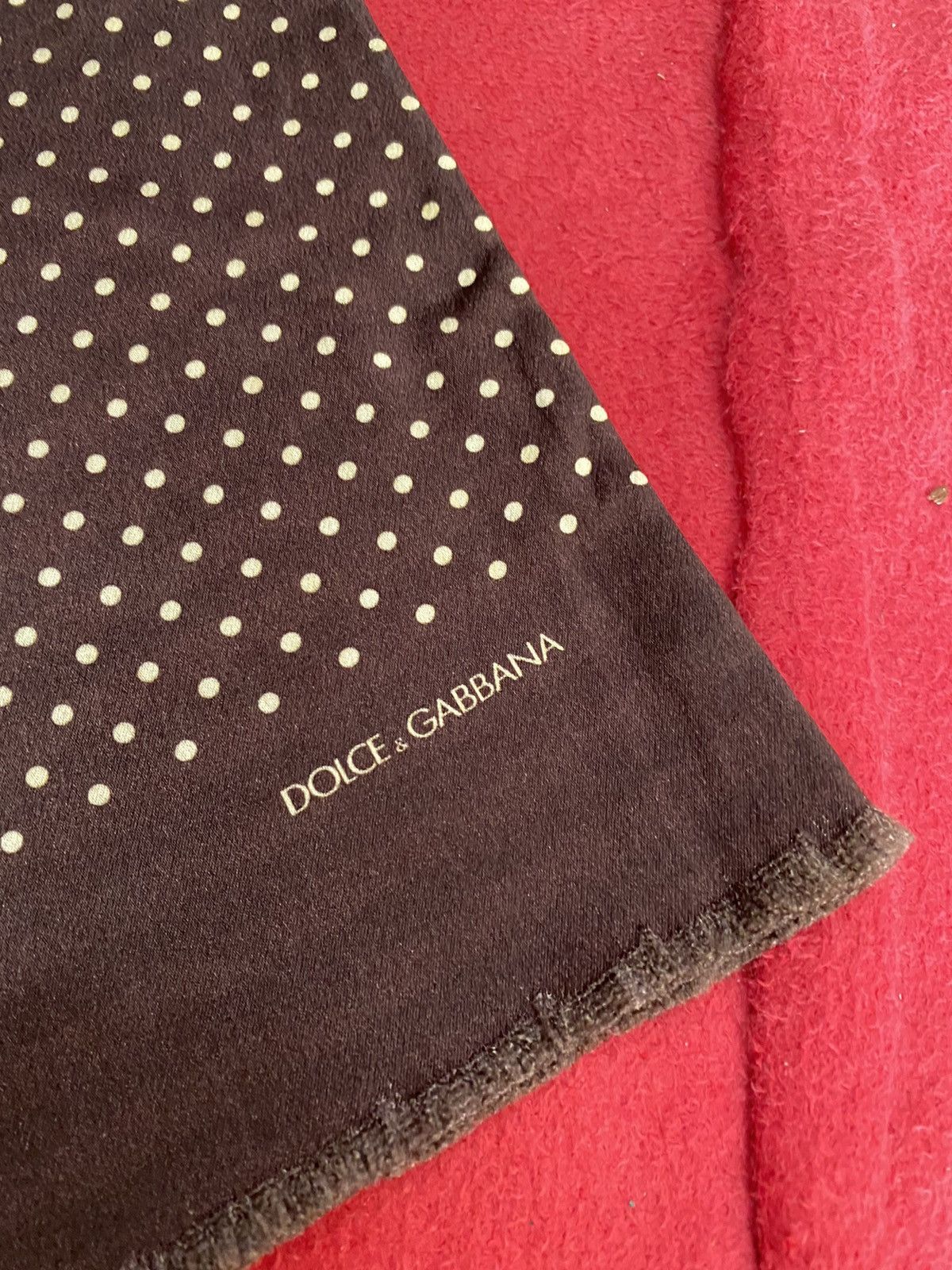 Dolce & Gabbana Dolce & Gabbana Scarf Polcadot Design Size ONE SIZE - 3 Thumbnail