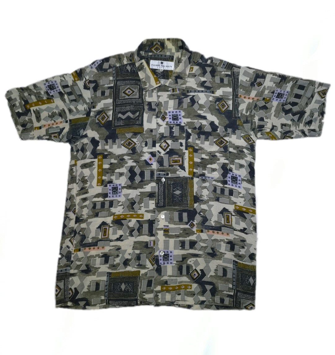 Designer Abstract shirt smart casual Size US M / EU 48-50 / 2 - 1 Thumbnail