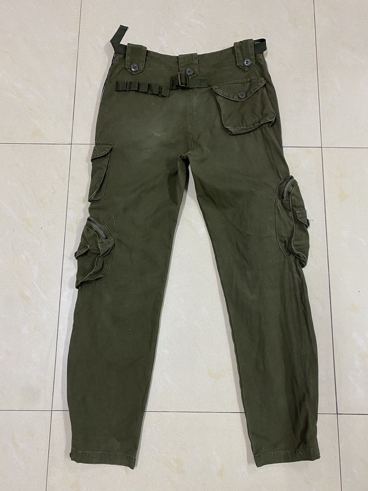 14th Addiction × Japanese Brand × Le Grande Bleu (L.G.B.) Japanese Brand Bondage Cargo Pants Size 28" / US 6 / IT 42 - 2 Thumbnail