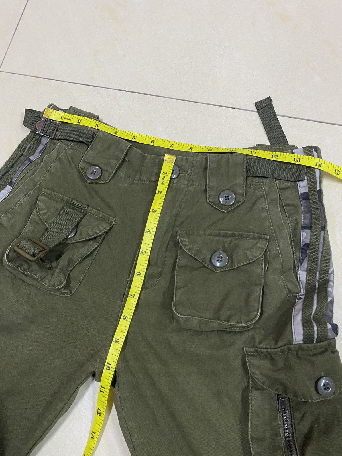 14th Addiction × Japanese Brand × Le Grande Bleu (L.G.B.) Japanese Brand Bondage Cargo Pants Size 28" / US 6 / IT 42 - 13 Thumbnail
