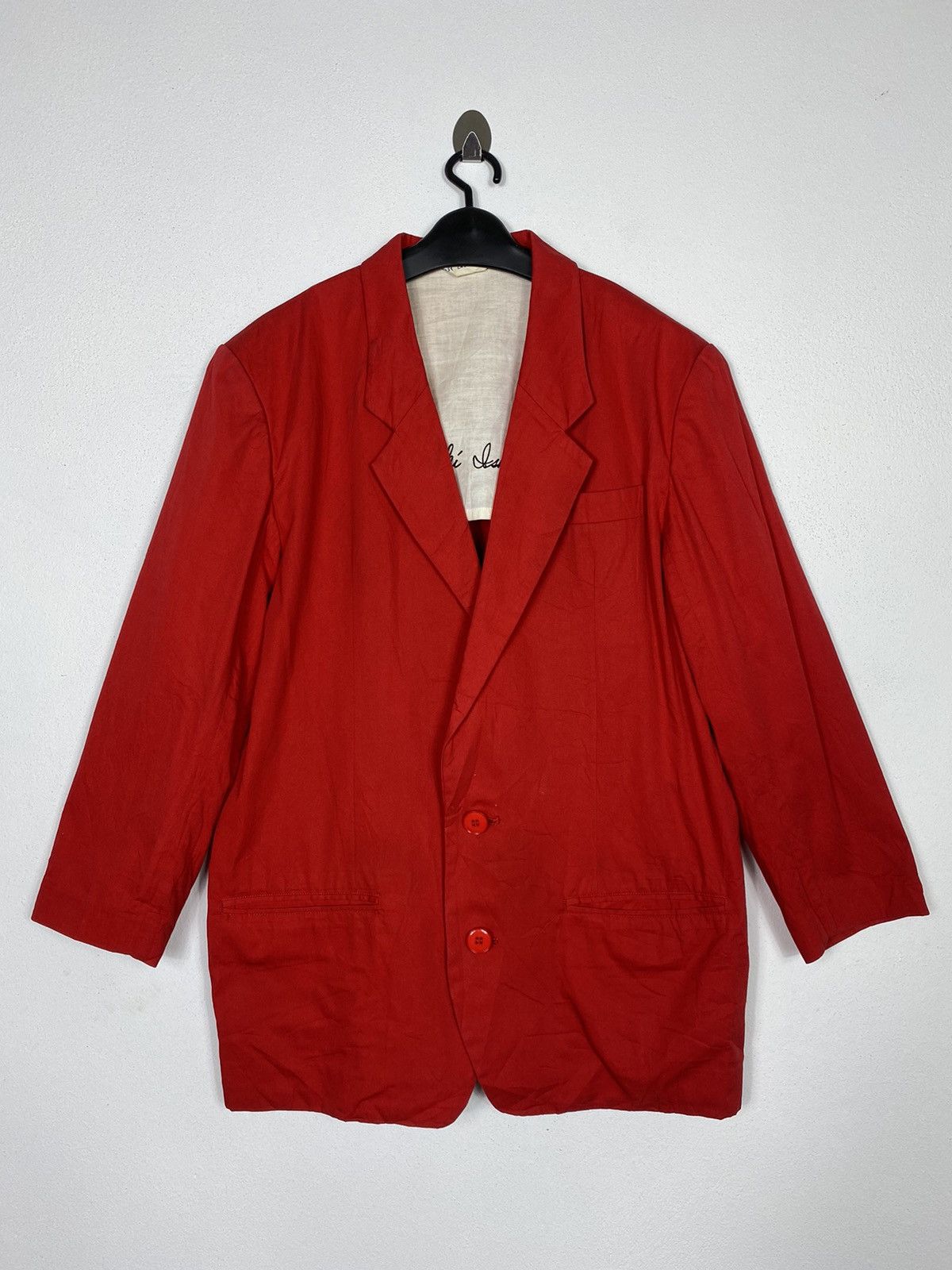 Designer × Japanese Brand JAPANESE DESIGNER LUXURY RED BLAZER Size US L / EU 52-54 / 3 - 1 Thumbnail