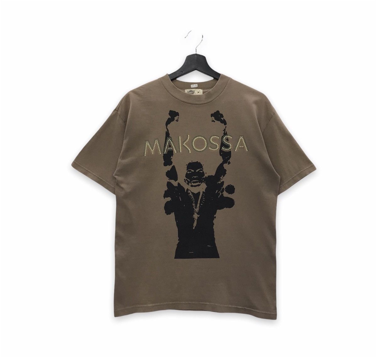 Band Tees × Vintage Rare!! Vintage Makossa Manu Dibango Singer Tee Size US M / EU 48-50 / 2 - 1 Thumbnail
