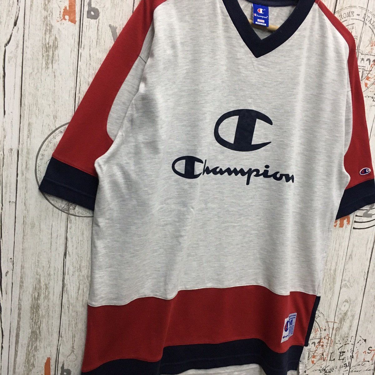 Champion × Vintage 🔥CHAMPION big Logo men tees Multicolour Size US XL / EU 56 / 4 - 6 Thumbnail