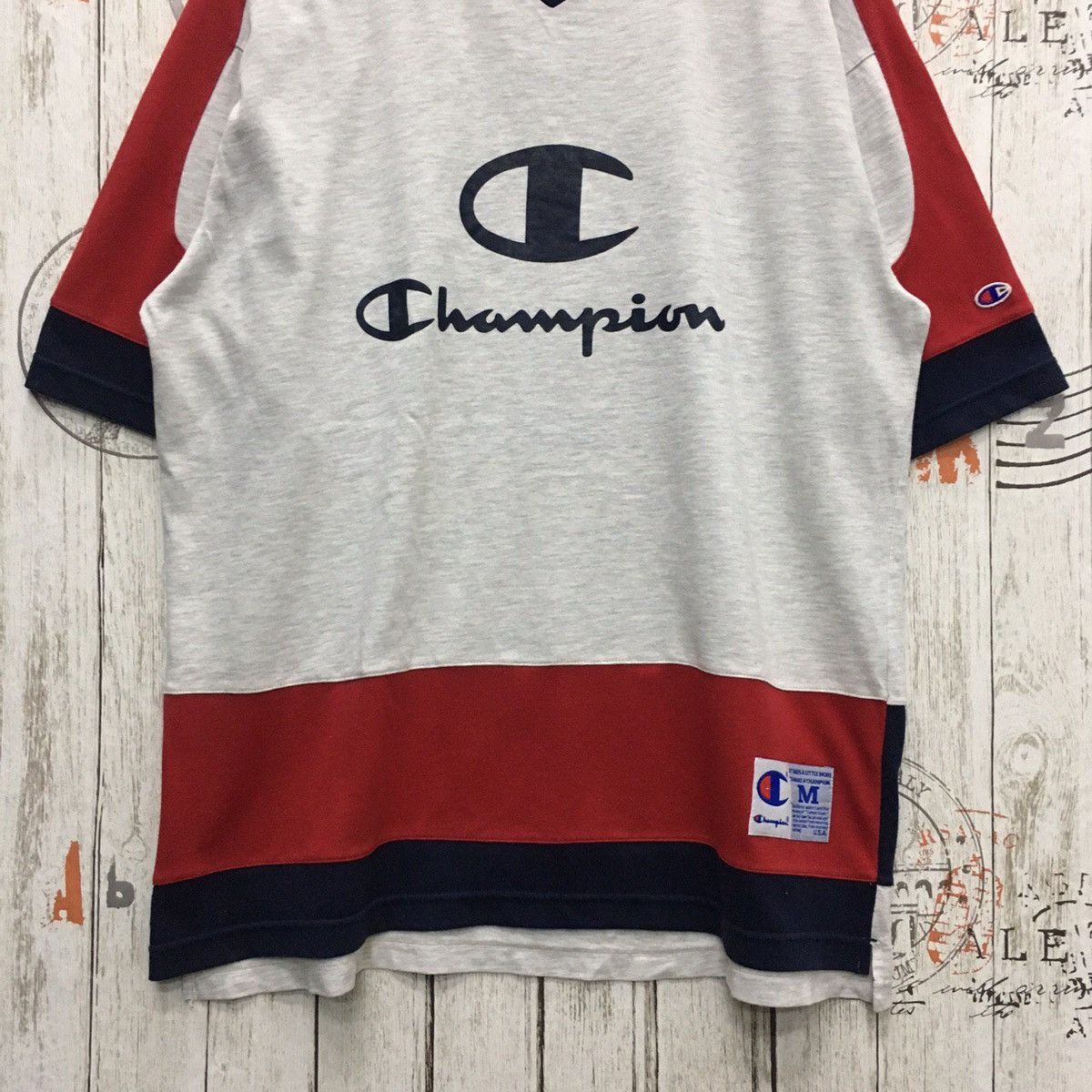 Champion × Vintage 🔥CHAMPION big Logo men tees Multicolour Size US XL / EU 56 / 4 - 4 Thumbnail