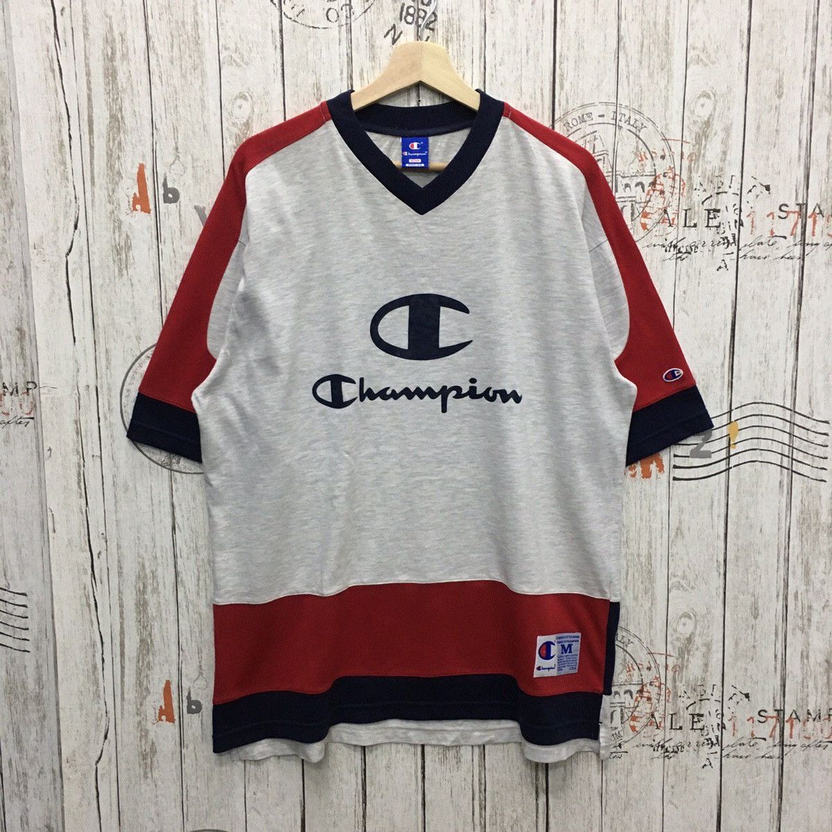 Champion × Vintage 🔥CHAMPION big Logo men tees Multicolour Size US XL / EU 56 / 4 - 1 Thumbnail