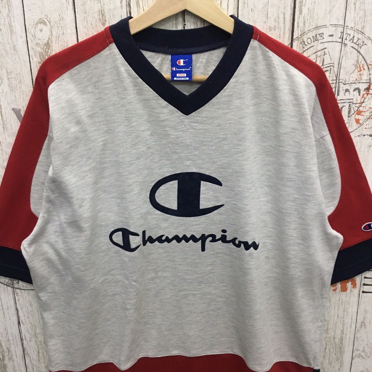 Champion × Vintage 🔥CHAMPION big Logo men tees Multicolour Size US XL / EU 56 / 4 - 3 Thumbnail