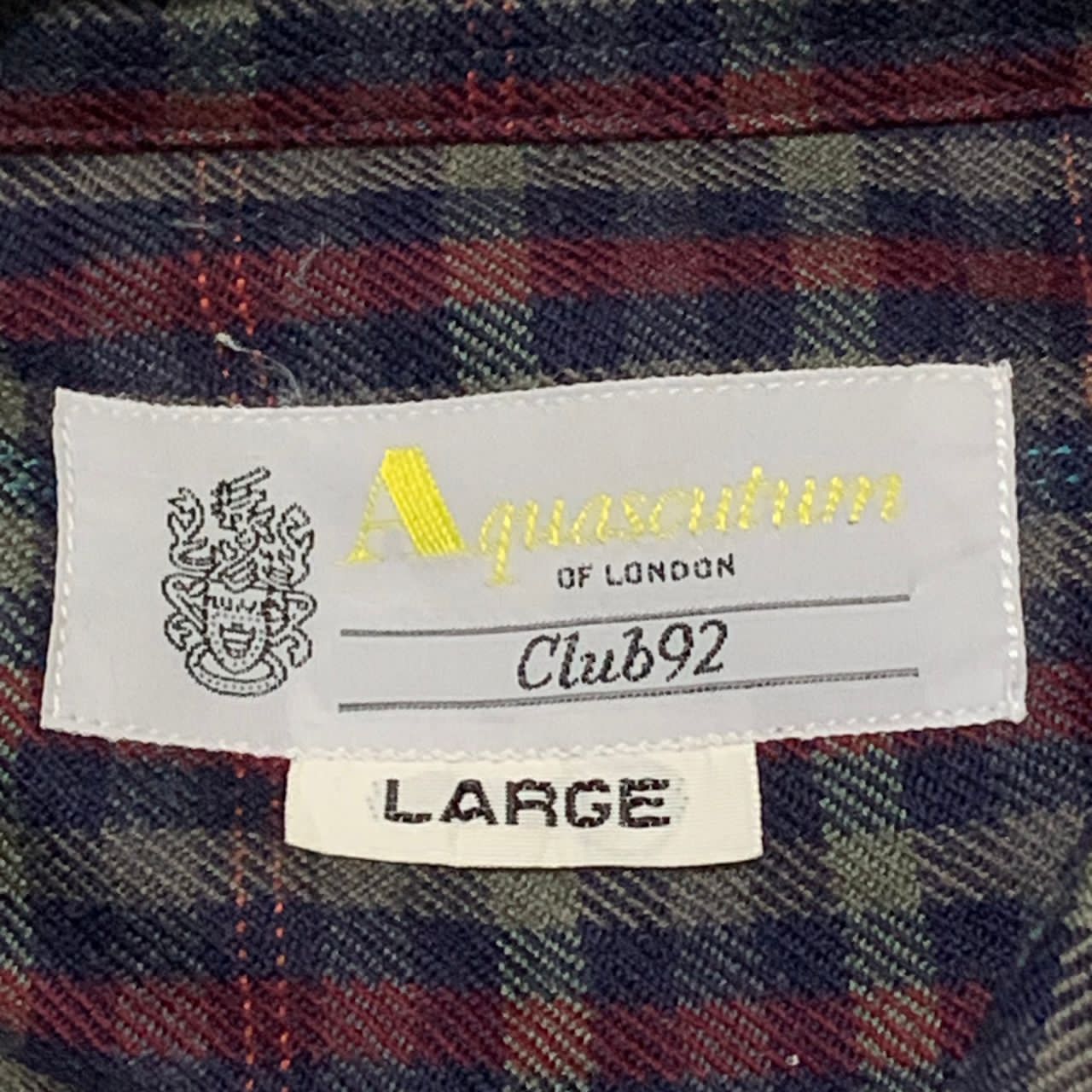 Aquascutum × Japanese Brand Aquascutum button up shirt Size US L / EU 52-54 / 3 - 8 Thumbnail