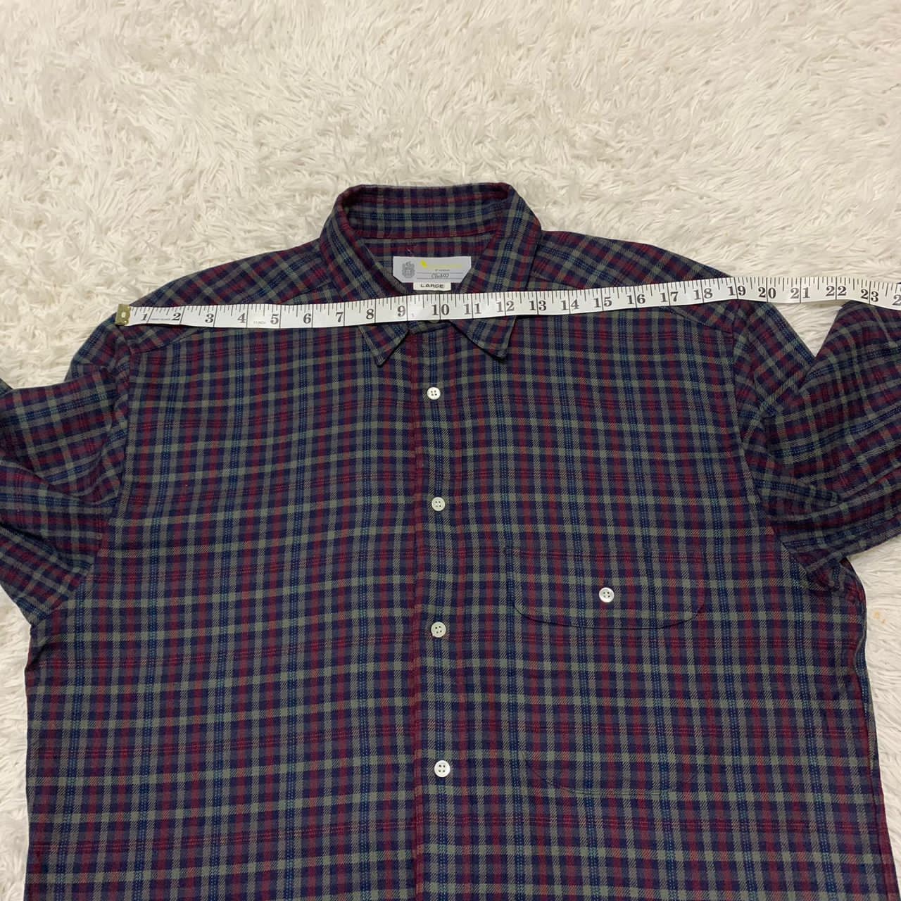 Aquascutum × Japanese Brand Aquascutum button up shirt Size US L / EU 52-54 / 3 - 4 Thumbnail