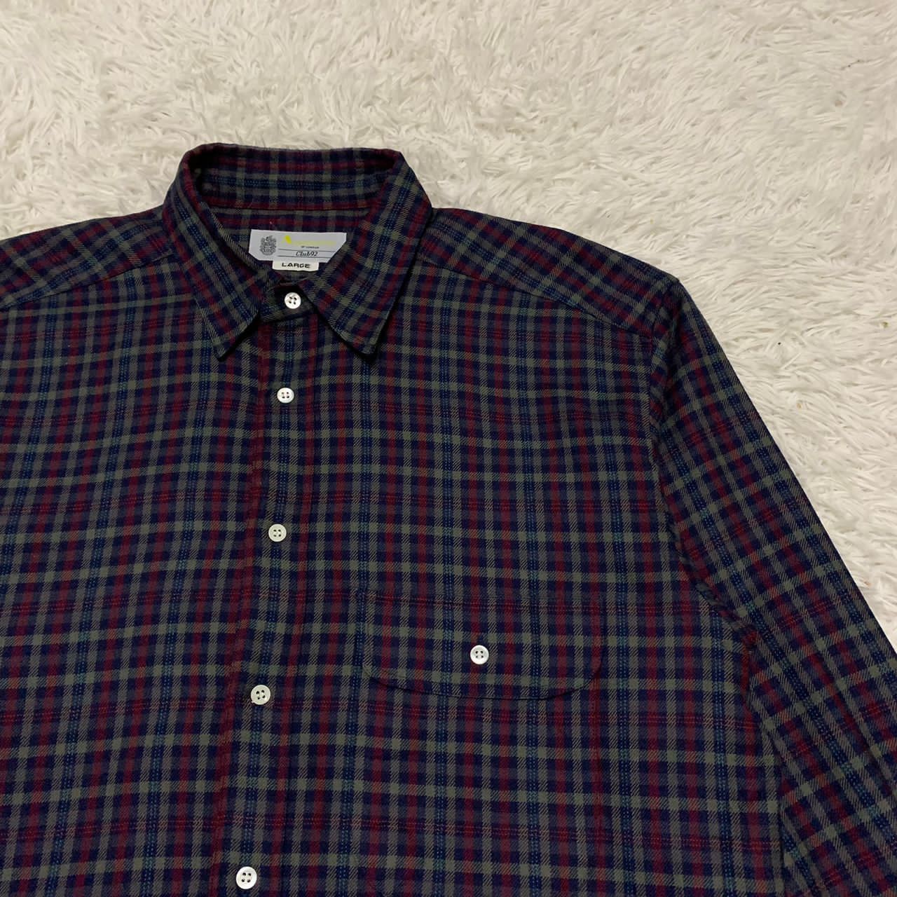 Aquascutum × Japanese Brand Aquascutum button up shirt Size US L / EU 52-54 / 3 - 7 Thumbnail