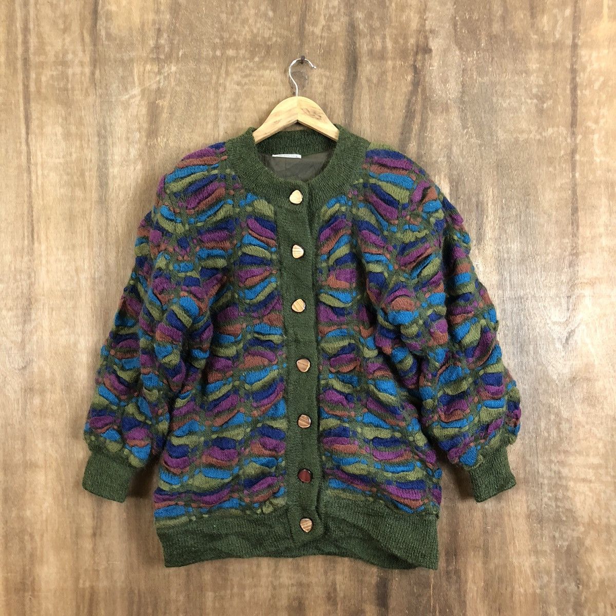 Japanese Brand Joy Roden Multicolor Baggy Knitwear Sweater #076 | Grailed