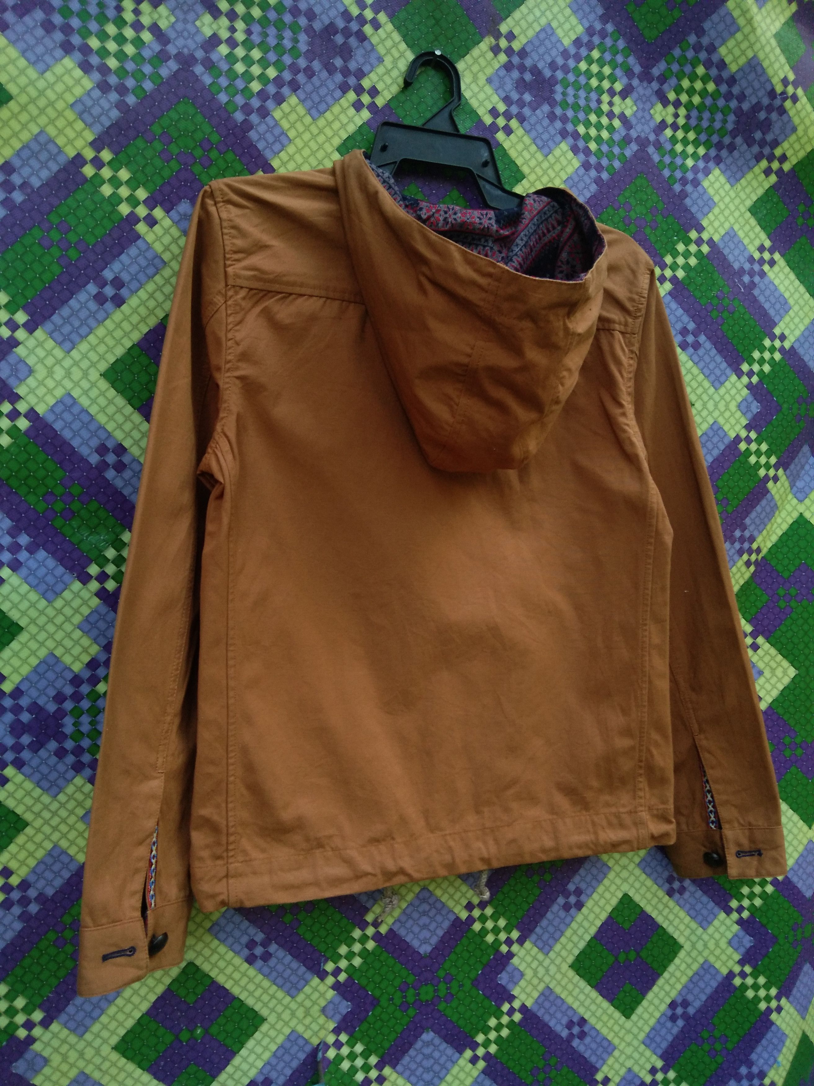 Japanese Brand GLENMIST MEN'S KHAKI JACKET WITH HOOD Size US S / EU 44-46 / 1 - 3 Thumbnail