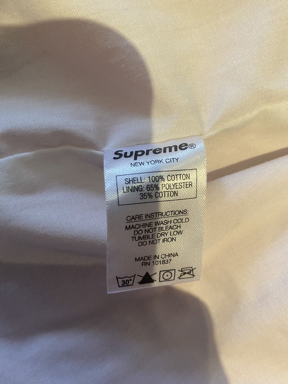 Supreme Supreme Hooded Orange Denim Parka S/S 2014 Size US L / EU 52-54 / 3 - 16 Thumbnail