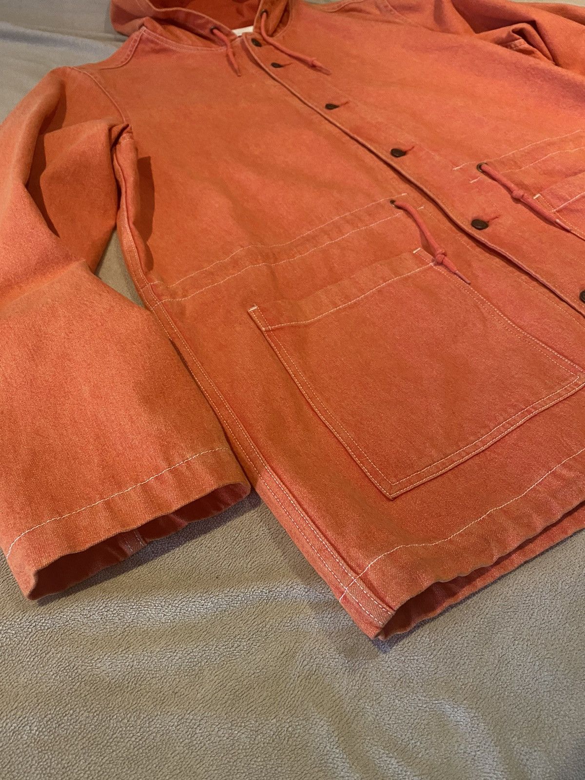 Supreme Supreme Hooded Orange Denim Parka S/S 2014 Size US L / EU 52-54 / 3 - 6 Thumbnail