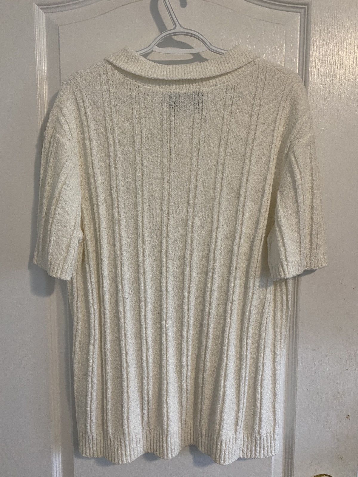 Casablanca Casablanca Off White Patch Polo Size US L / EU 52-54 / 3 - 3 Thumbnail