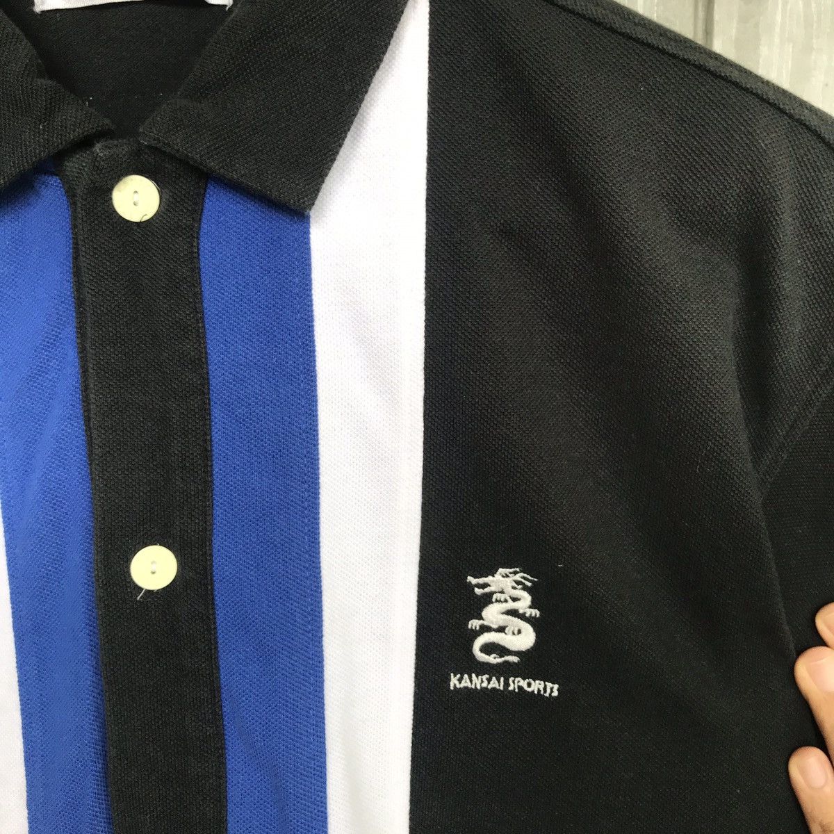 Japanese Brand × Kansai Yamamoto × Vintage 🔥KANSAI SPORT Men Clothing Polo T shirt Small Logo Size US M / EU 48-50 / 2 - 3 Thumbnail