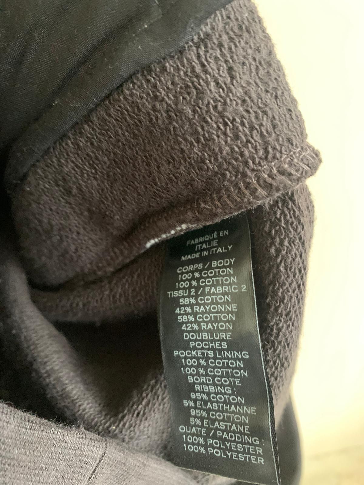 Balmain Biker Zip Up Hooded Sweater With Nylon Contrast Size US M / EU 48-50 / 2 - 9 Thumbnail
