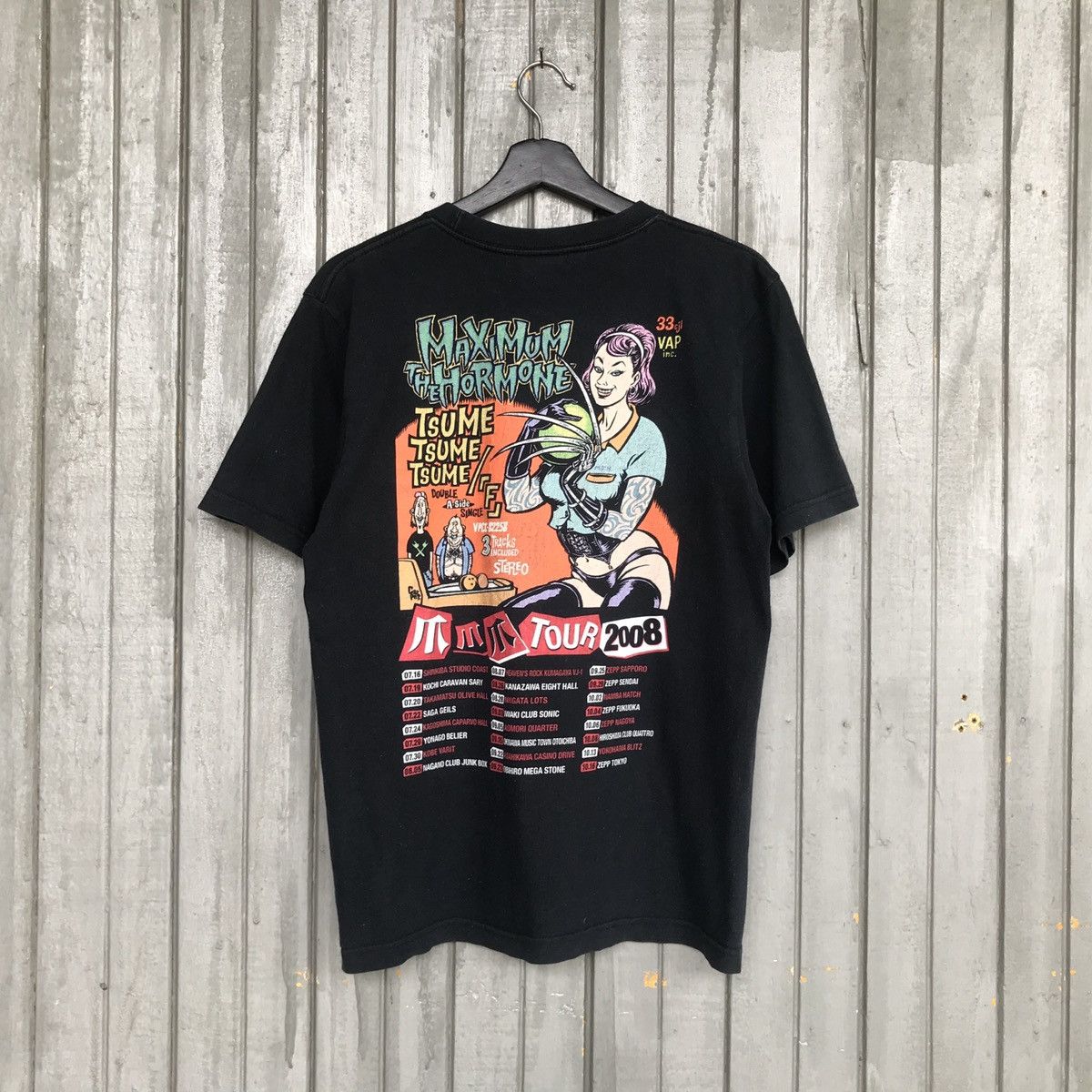 Band Tees × Japanese Brand × Vintage Rare‼️MAXIMUM THE HORMONE Tour 2008 Size US M / EU 48-50 / 2 - 1 Thumbnail