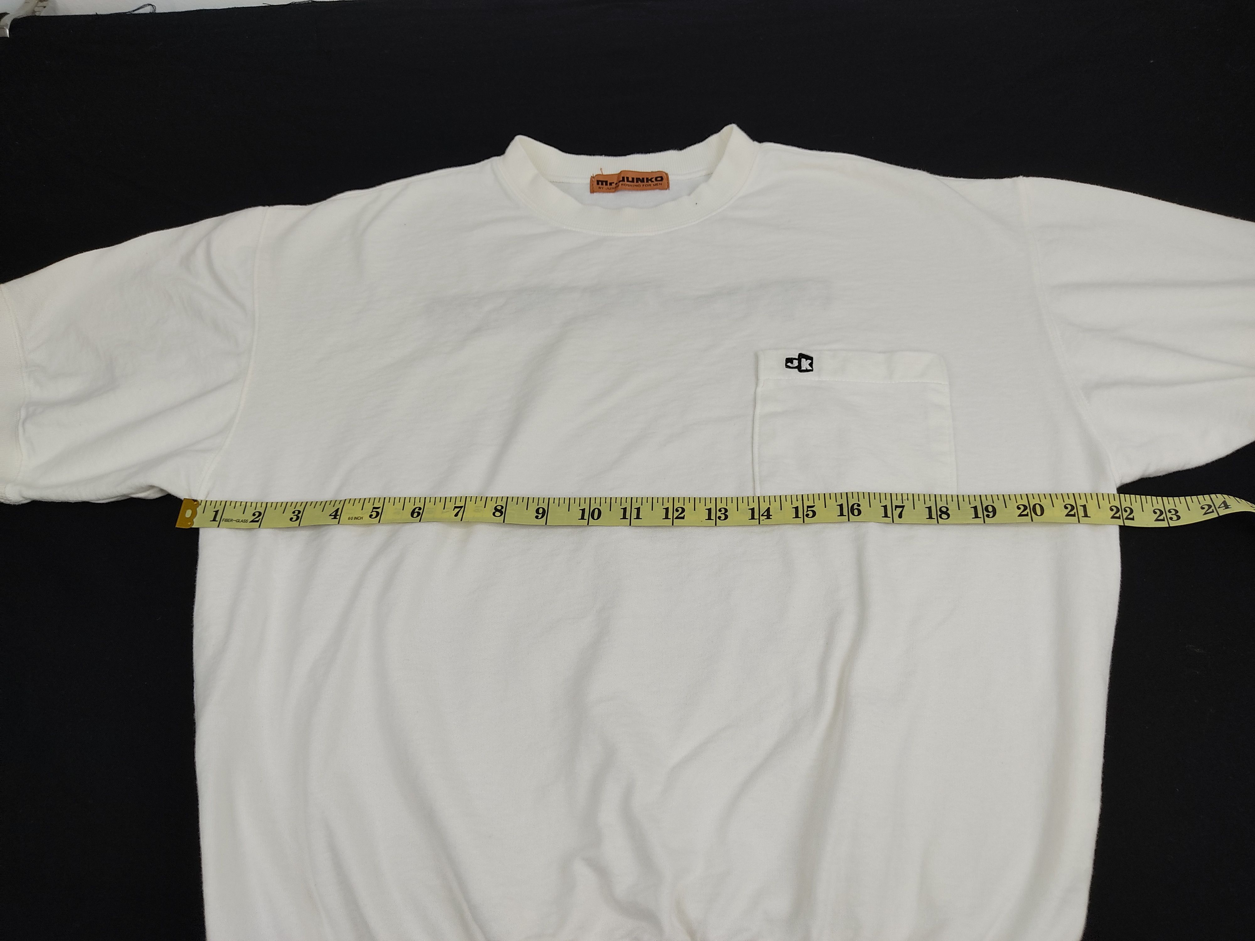 Hiroko Koshino Homme Vintage Mr. Junko Koshino Thick Sweatshirt Short Sleeve Size US M / EU 48-50 / 2 - 5 Thumbnail