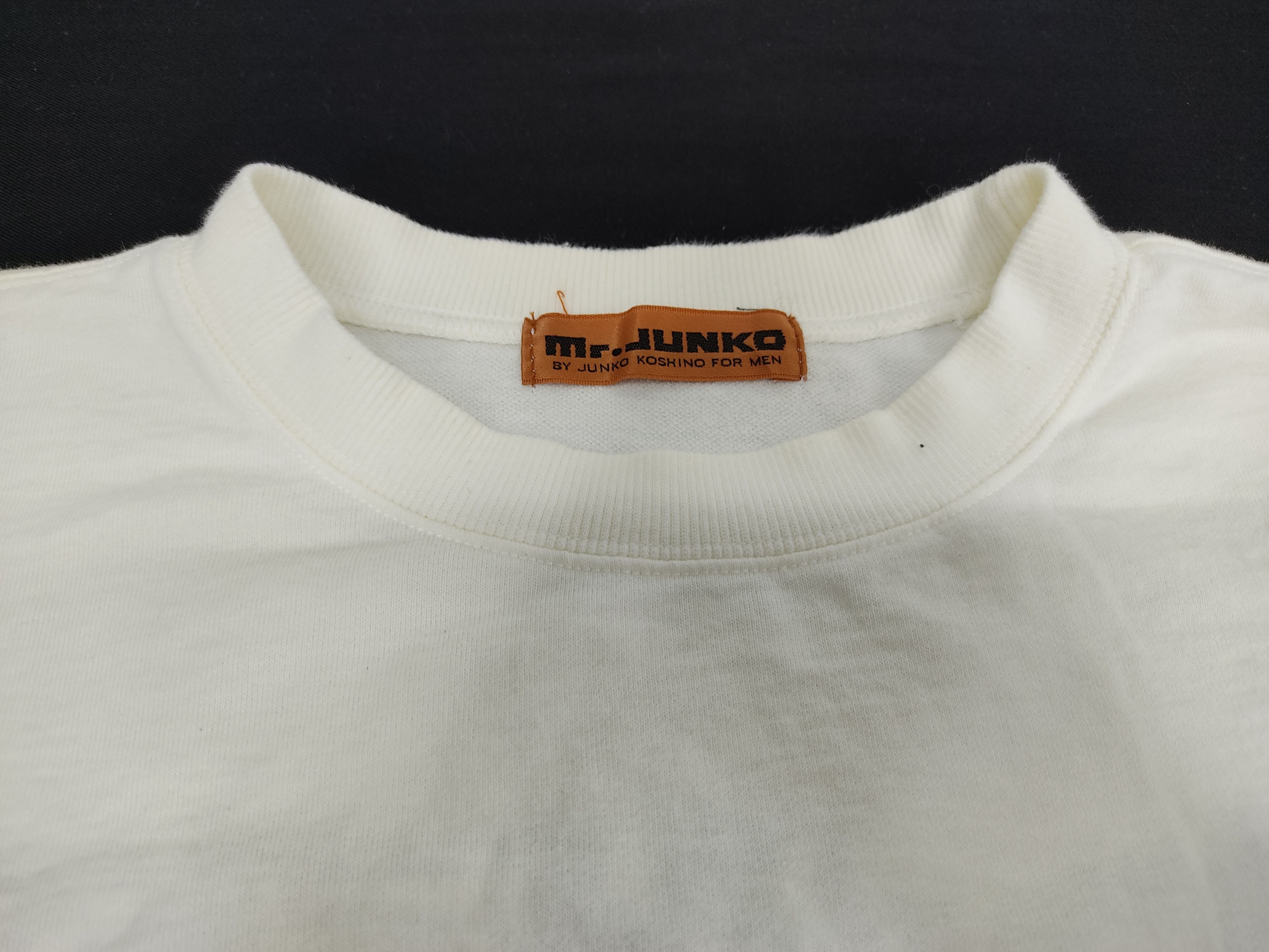 Hiroko Koshino Homme Vintage Mr. Junko Koshino Thick Sweatshirt Short Sleeve Size US M / EU 48-50 / 2 - 7 Thumbnail