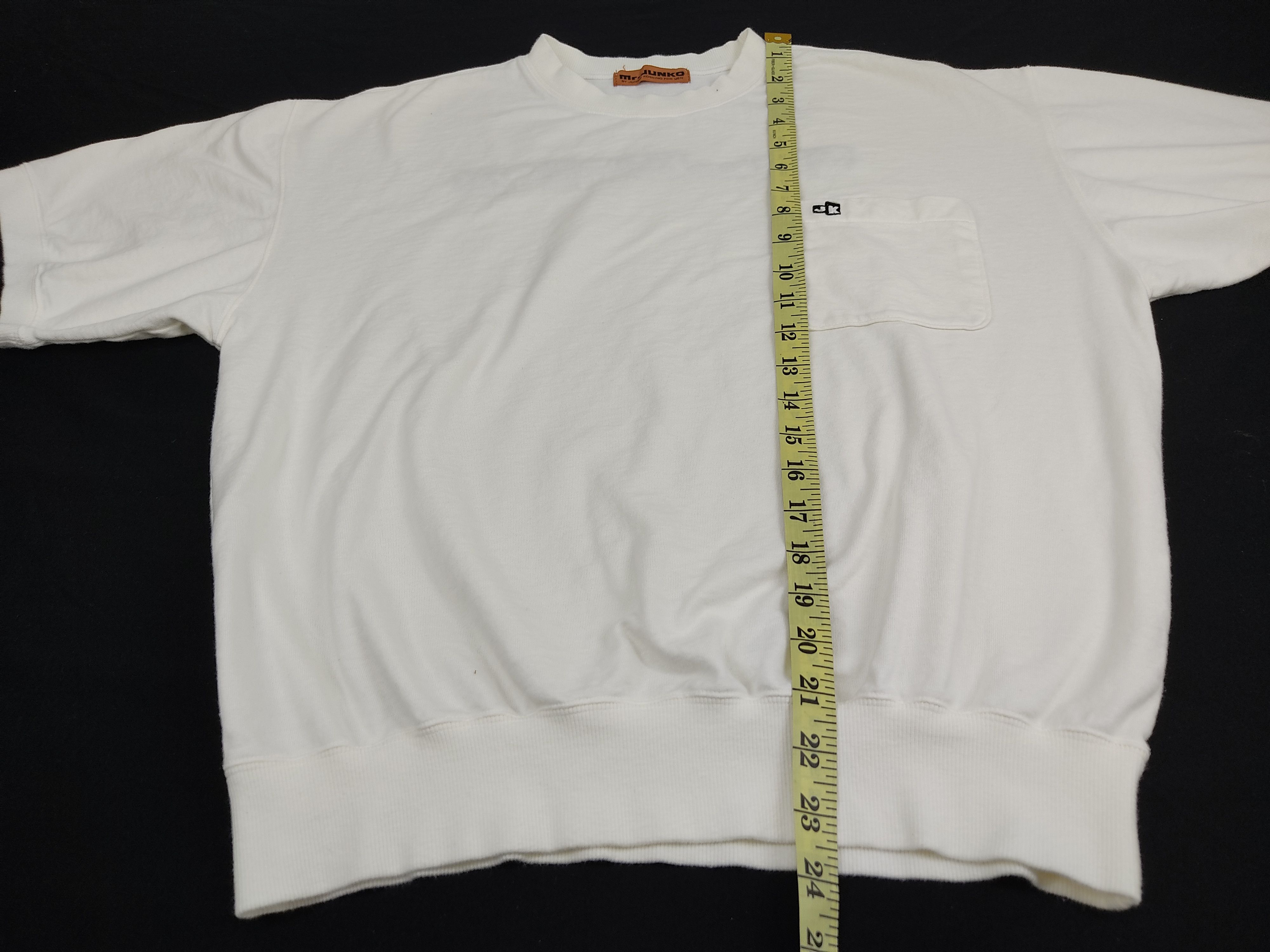 Hiroko Koshino Homme Vintage Mr. Junko Koshino Thick Sweatshirt Short Sleeve Size US M / EU 48-50 / 2 - 6 Thumbnail