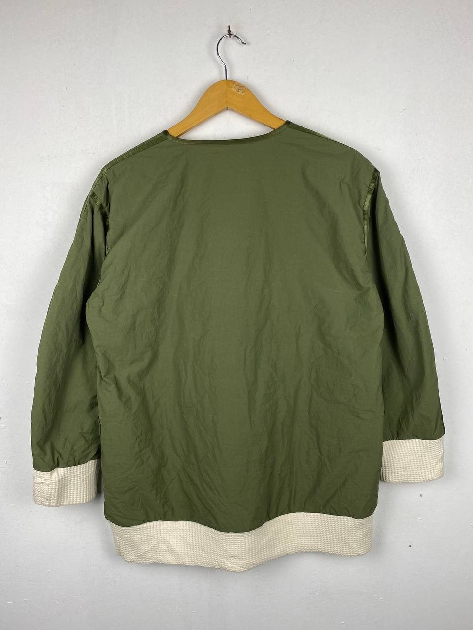 Japanese Brand japanese brands open collar nylon jacket Size L / US 10 / IT 46 - 7 Thumbnail